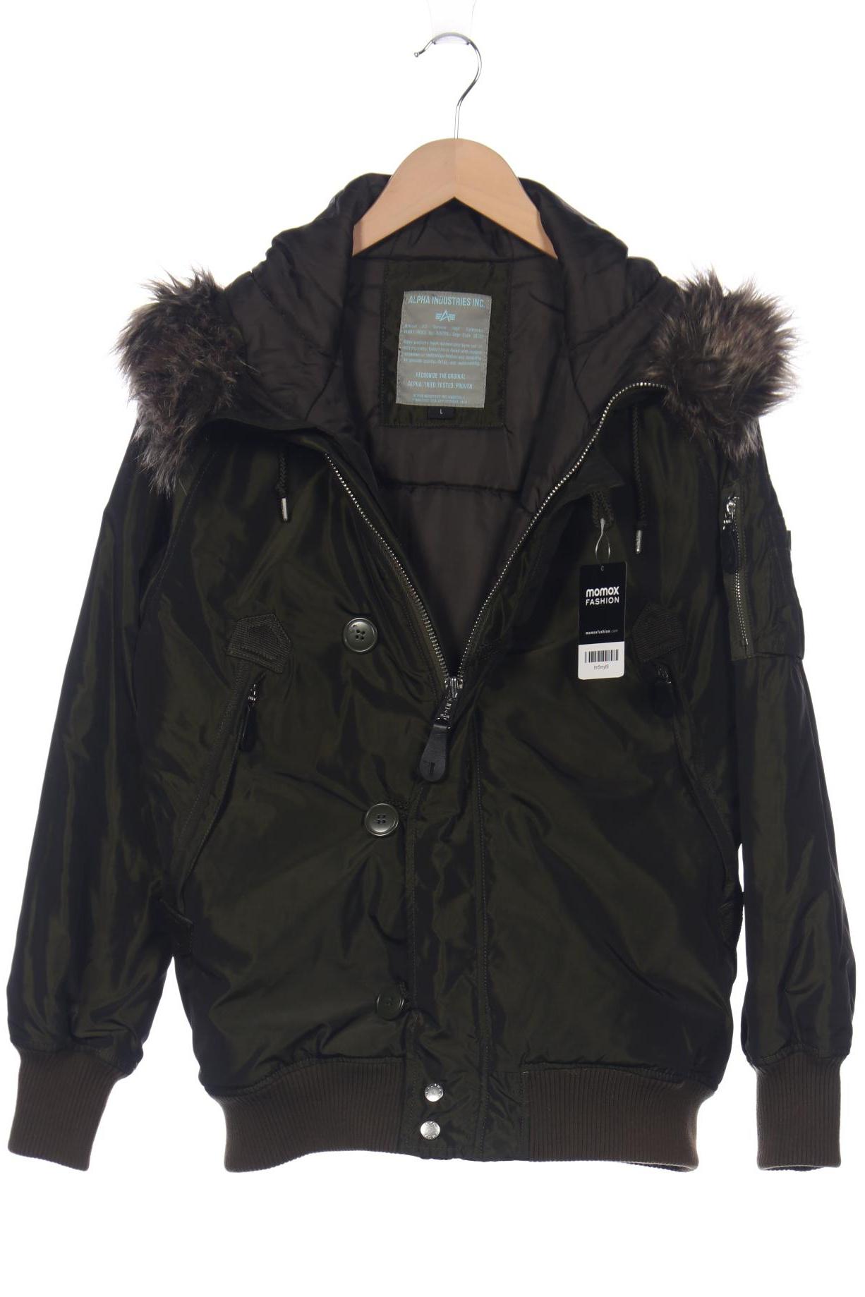 

Alpha industries Damen Jacke, grün, Gr. 42