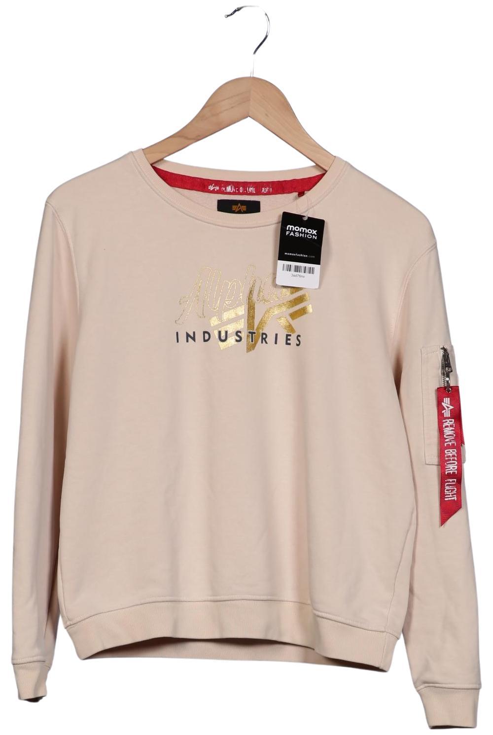 

Alpha industries Damen Sweatshirt, beige, Gr. 36