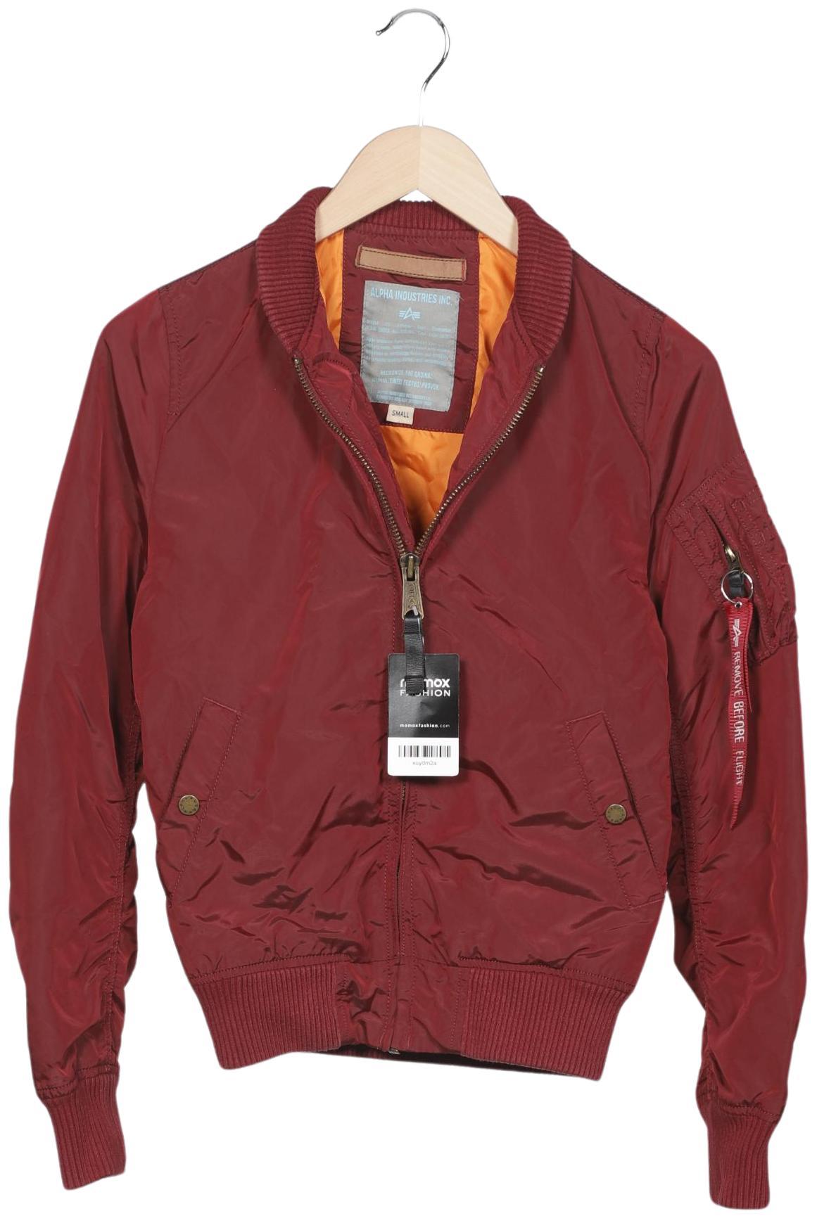 

Alpha industries Damen Jacke, rot, Gr. 36