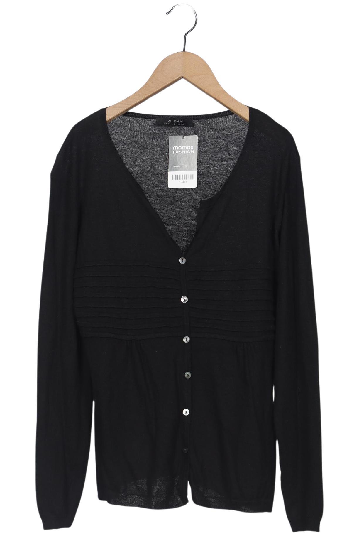 

Alpha industries Damen Strickjacke, schwarz, Gr. 48