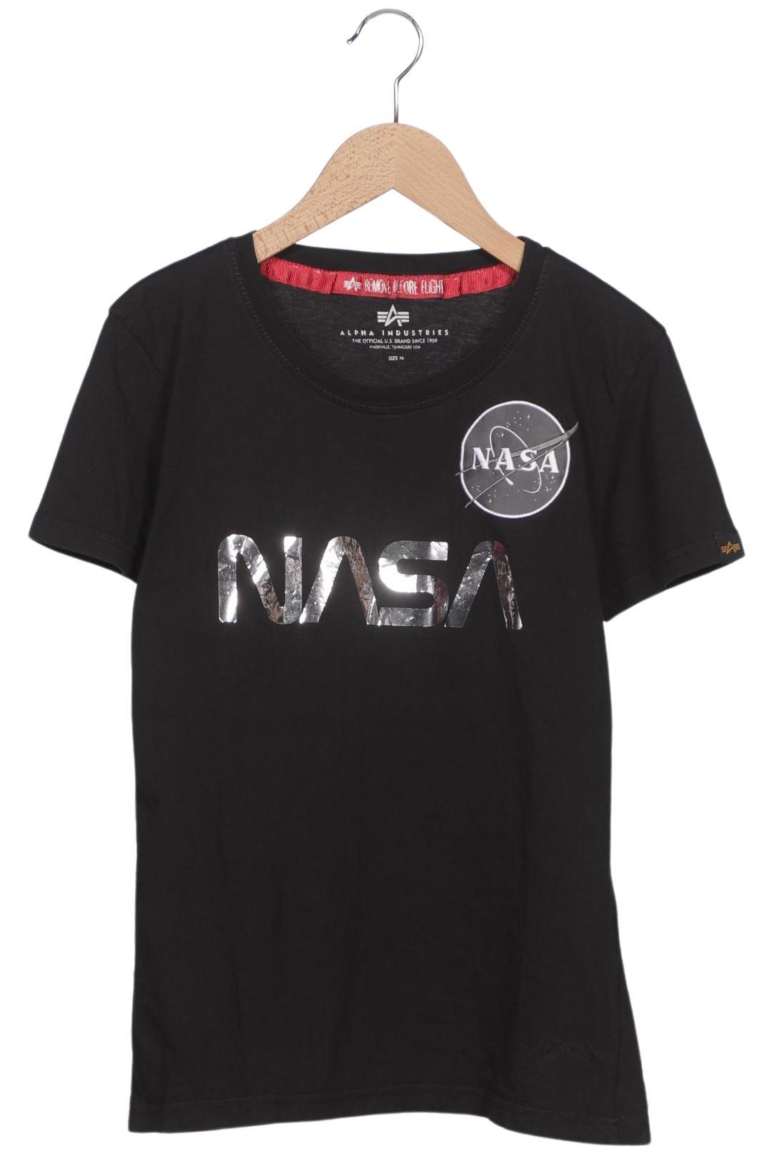 

Alpha industries Damen T-Shirt, schwarz, Gr. 38