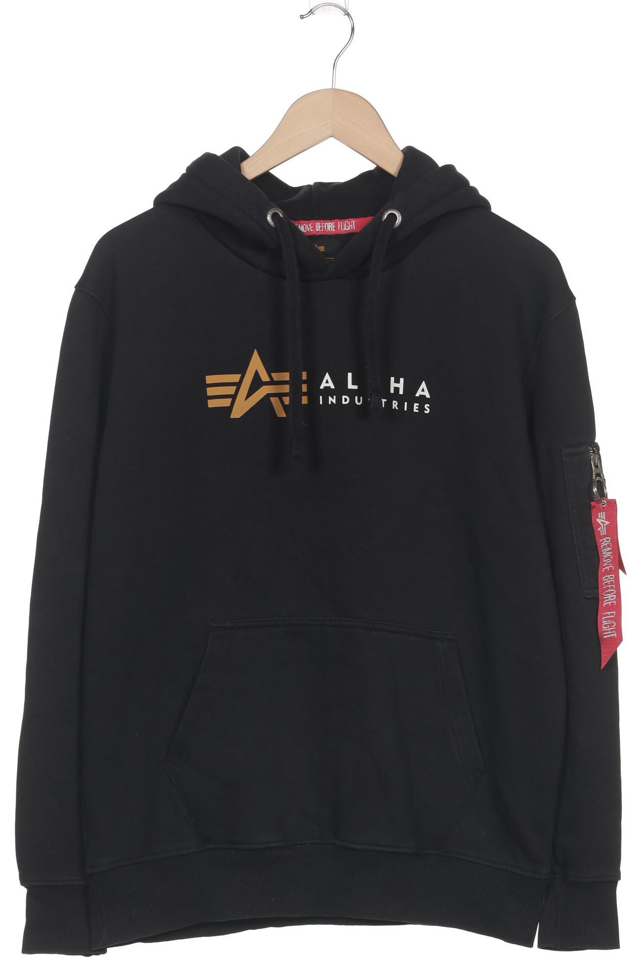 

Alpha industries Damen Kapuzenpullover, schwarz, Gr. 36
