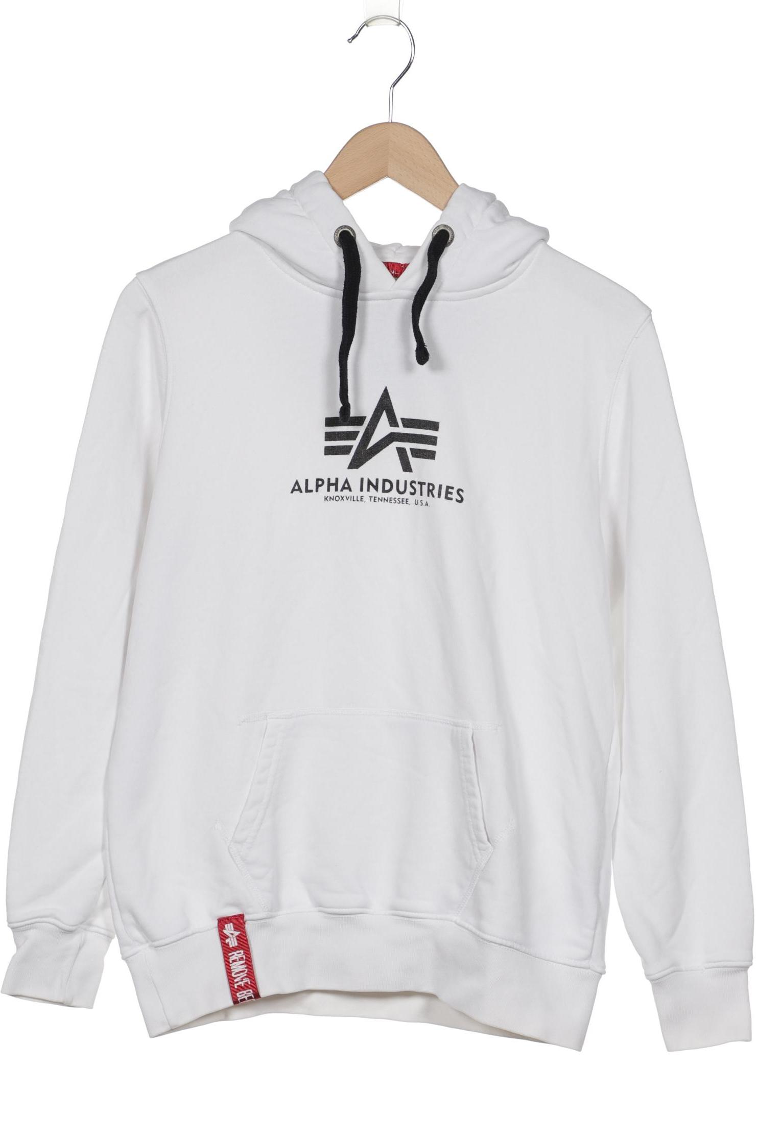 

Alpha industries Damen Kapuzenpullover, weiß, Gr. 38
