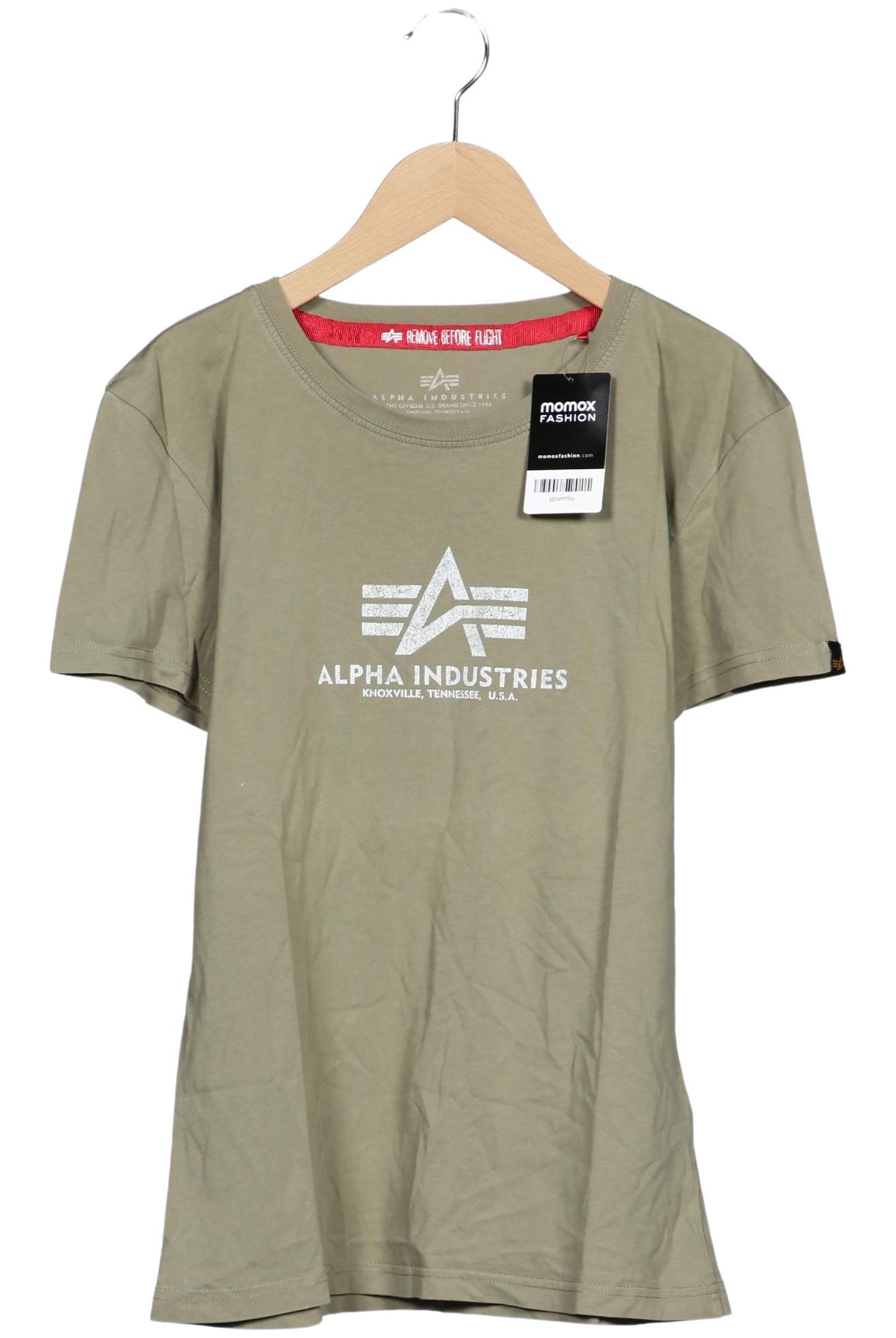 

Alpha industries Damen T-Shirt, grün, Gr. 38