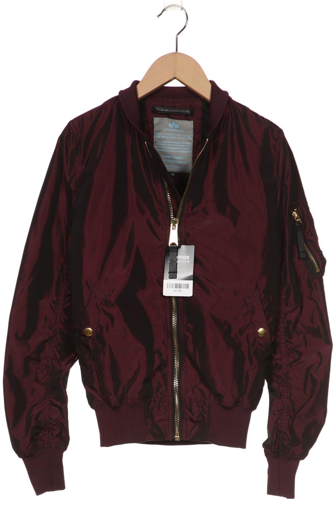 

Alpha industries Damen Jacke, bordeaux, Gr. 34