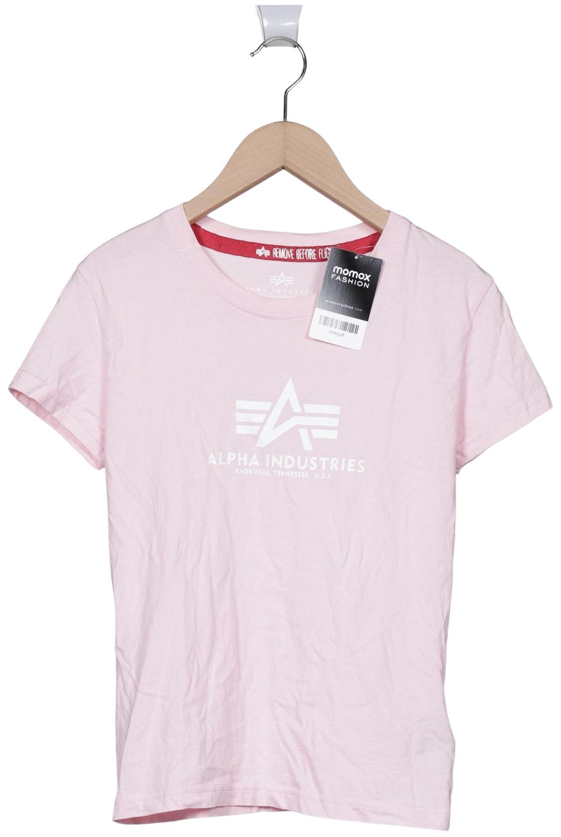 

Alpha industries Damen T-Shirt, pink, Gr. 34