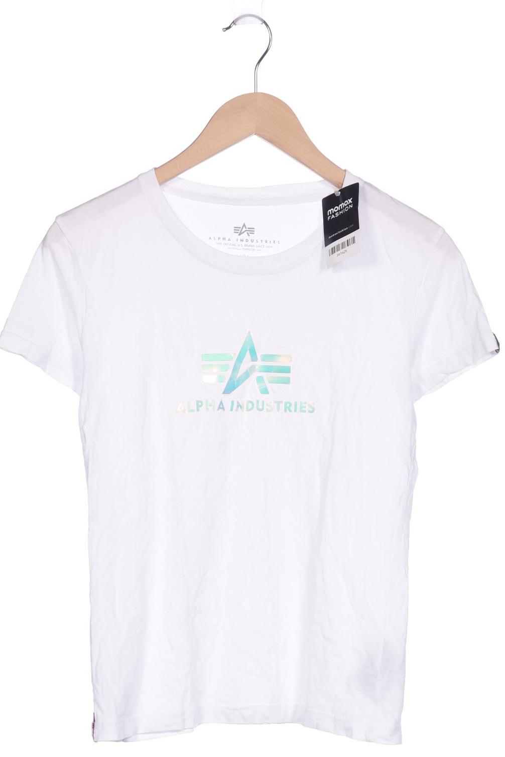 

Alpha industries Damen T-Shirt, weiß, Gr. 36