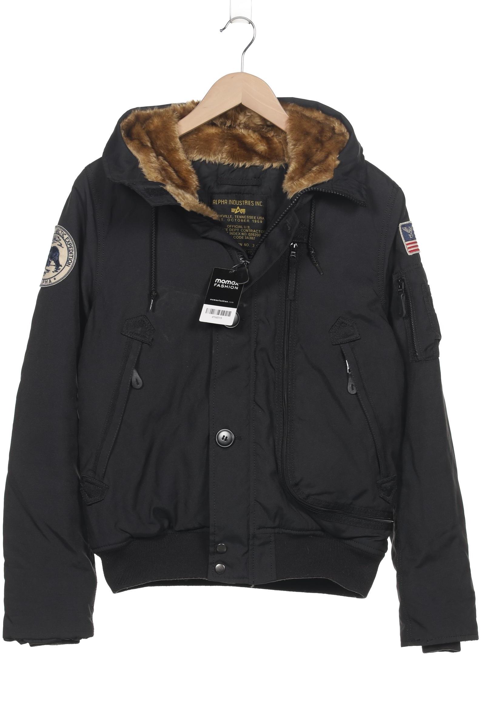 

Alpha industries Herren Jacke, schwarz, Gr. 52