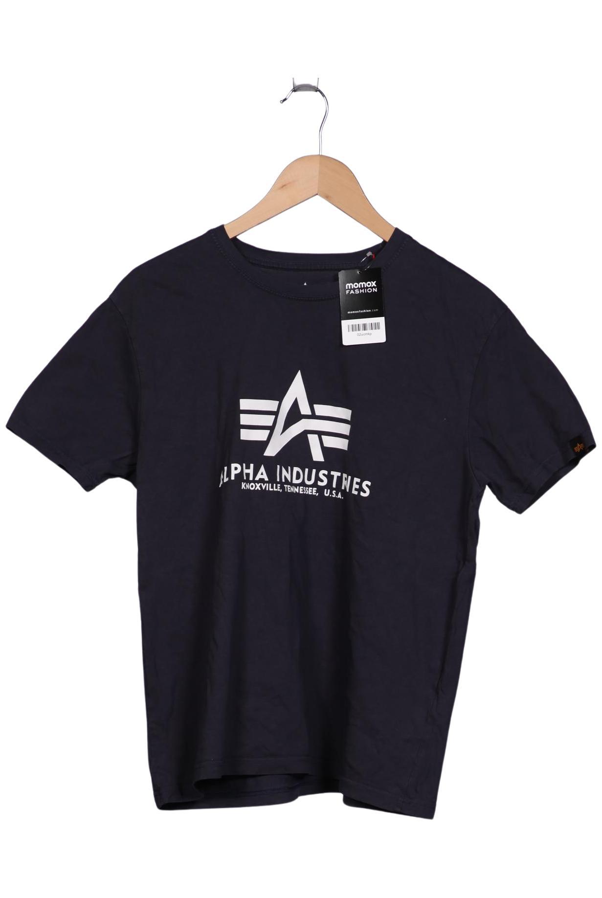 

Alpha industries Herren T-Shirt, marineblau, Gr. 52