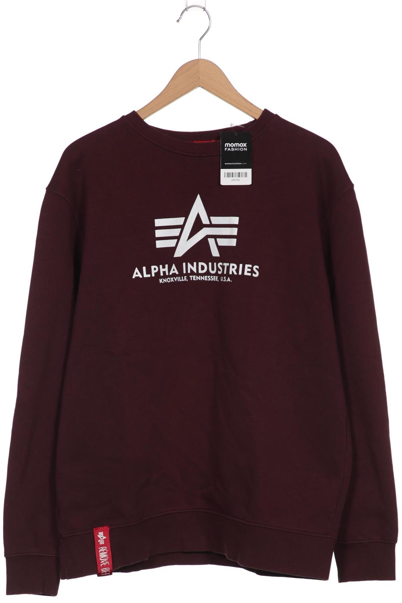

Alpha industries Herren Sweatshirt, bordeaux, Gr. 54