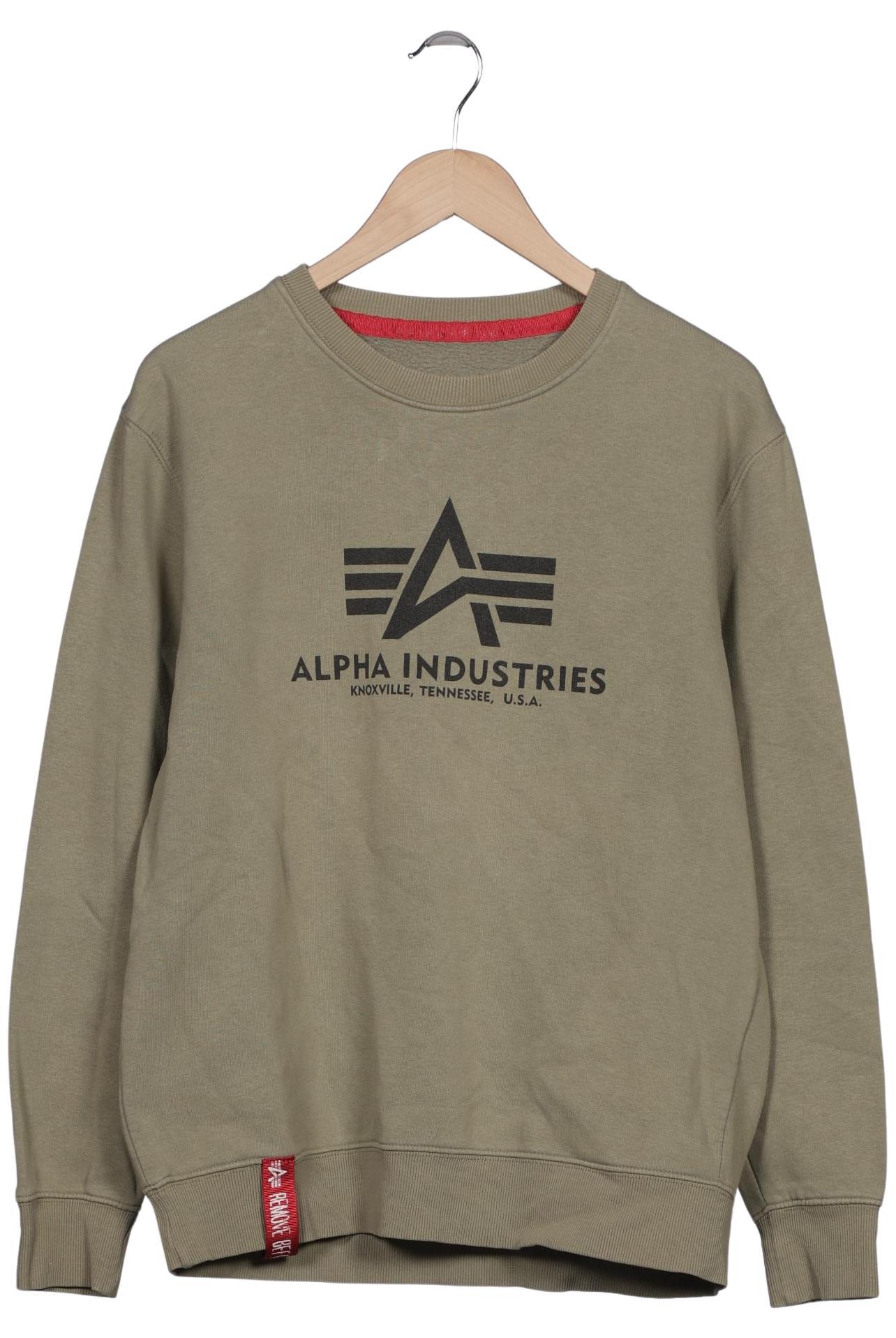 

Alpha industries Herren Sweatshirt, grün, Gr. 52