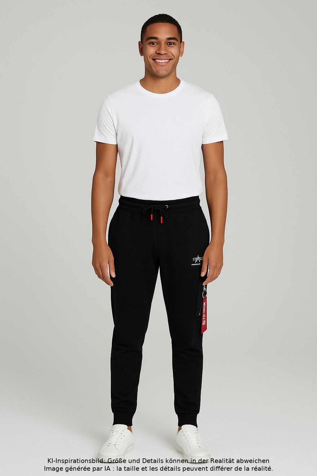 

Alpha industries Herren Stoffhose, schwarz, Gr. 0