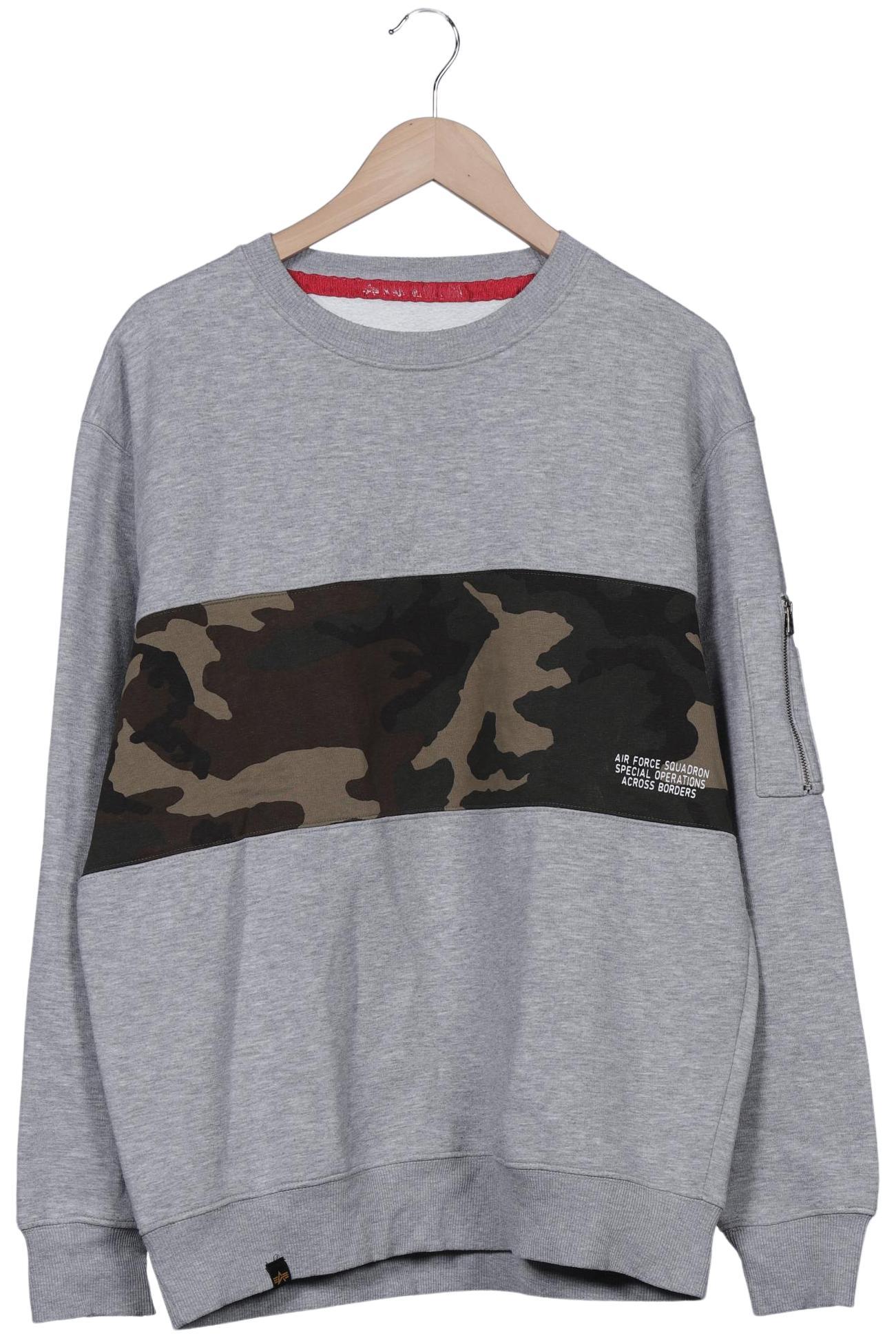 

Alpha industries Herren Sweatshirt, grau, Gr. 54