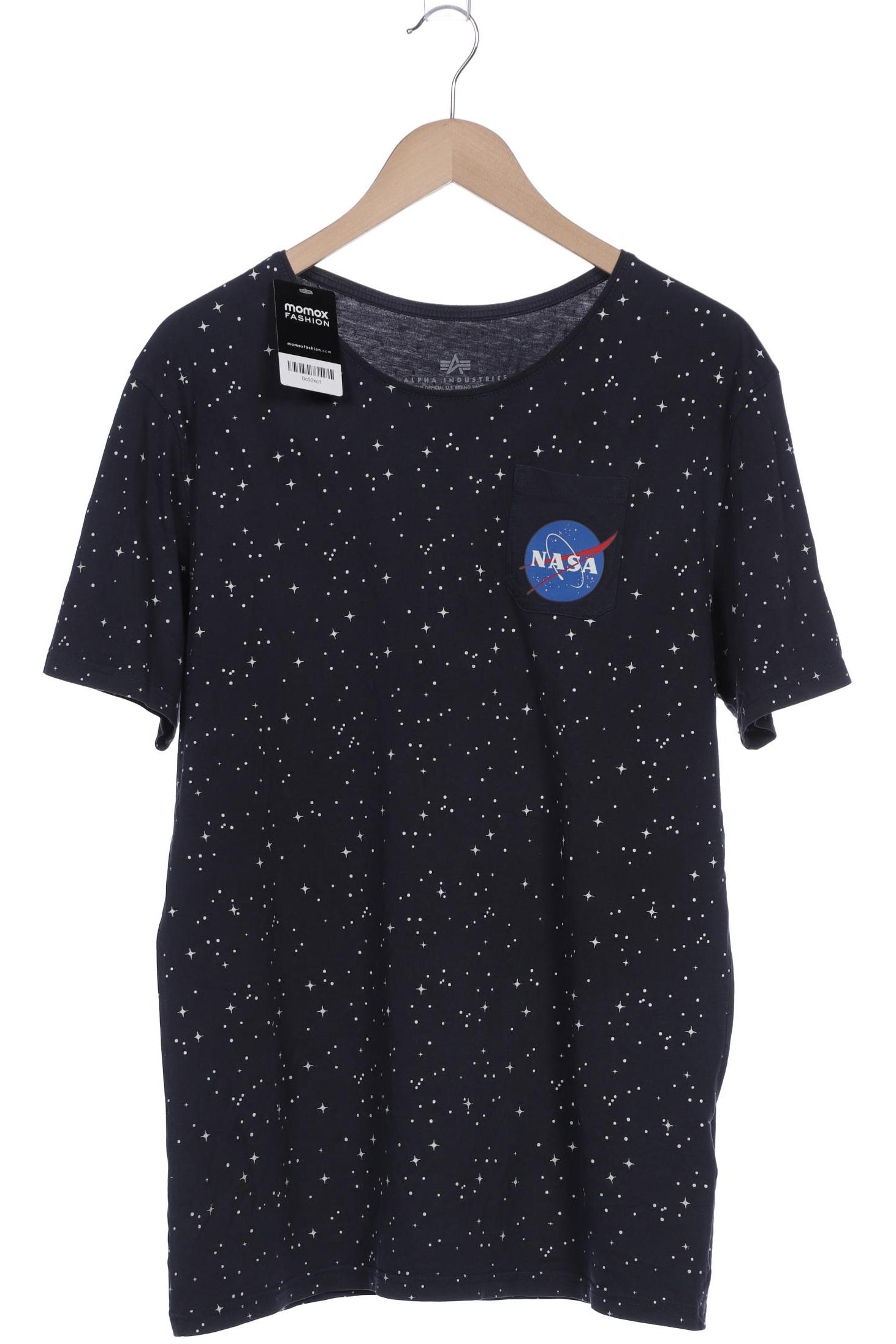 

Alpha industries Herren T-Shirt, marineblau, Gr. 56