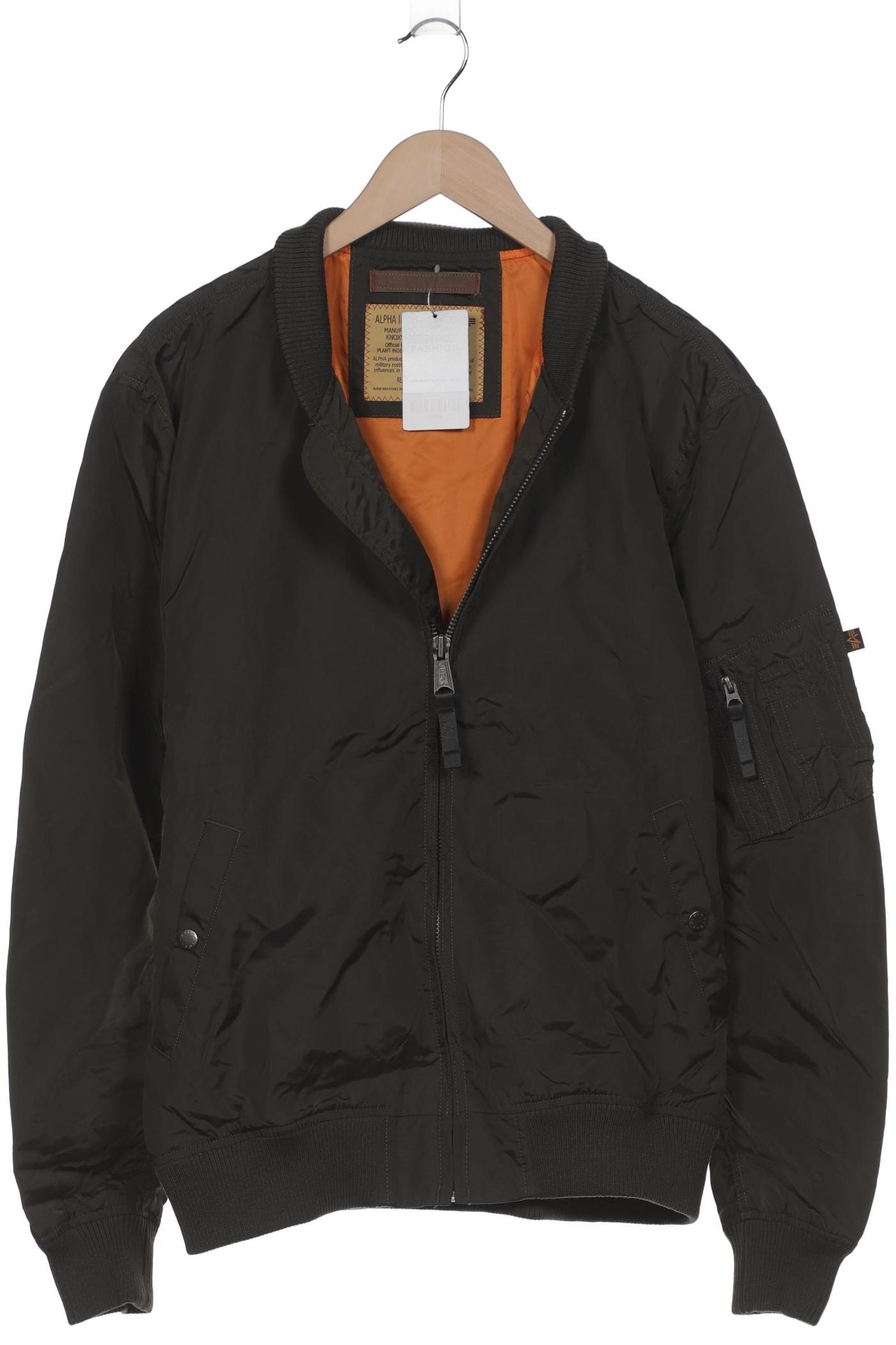 

Alpha industries Herren Jacke, grün, Gr. 56
