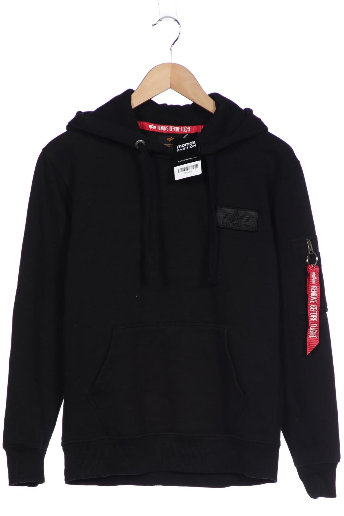 

Alpha industries Herren Kapuzenpullover, schwarz, Gr. 44