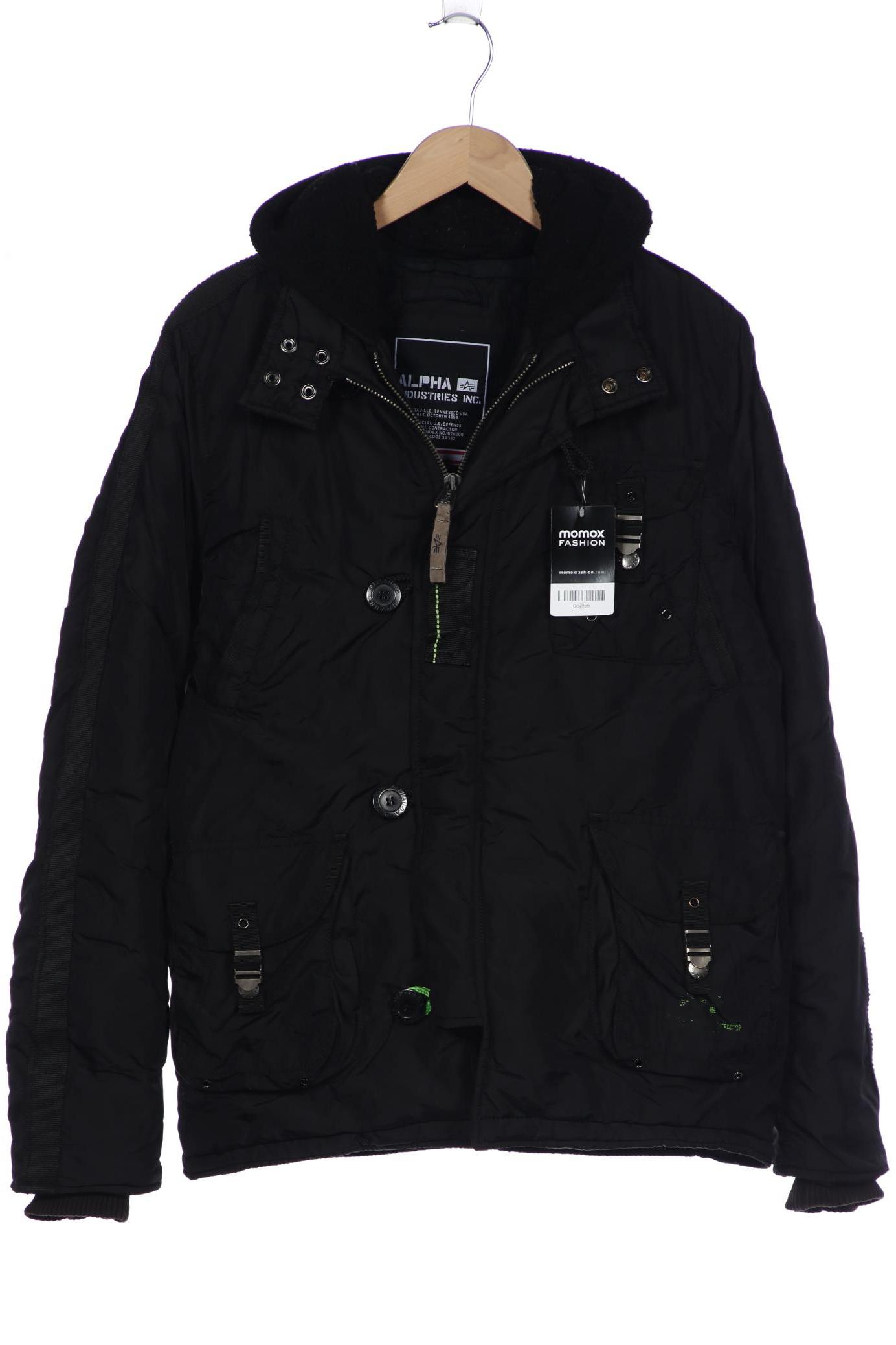 

Alpha industries Herren Jacke, schwarz, Gr. 48