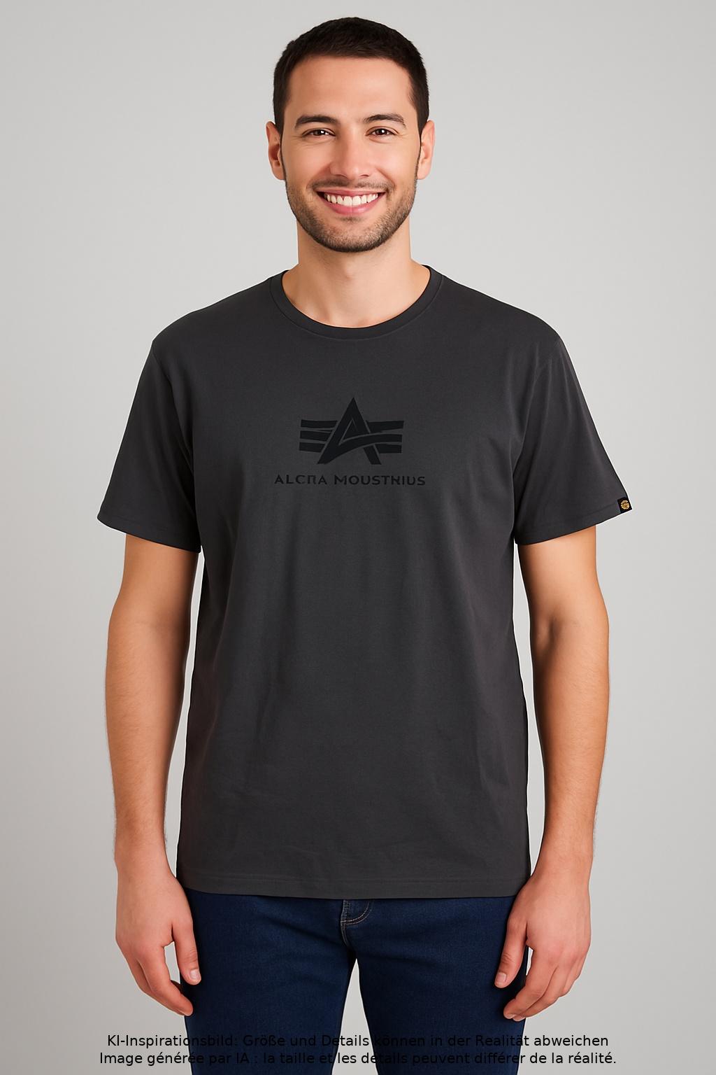 

Alpha industries Herren T-Shirt, grau, Gr. 54