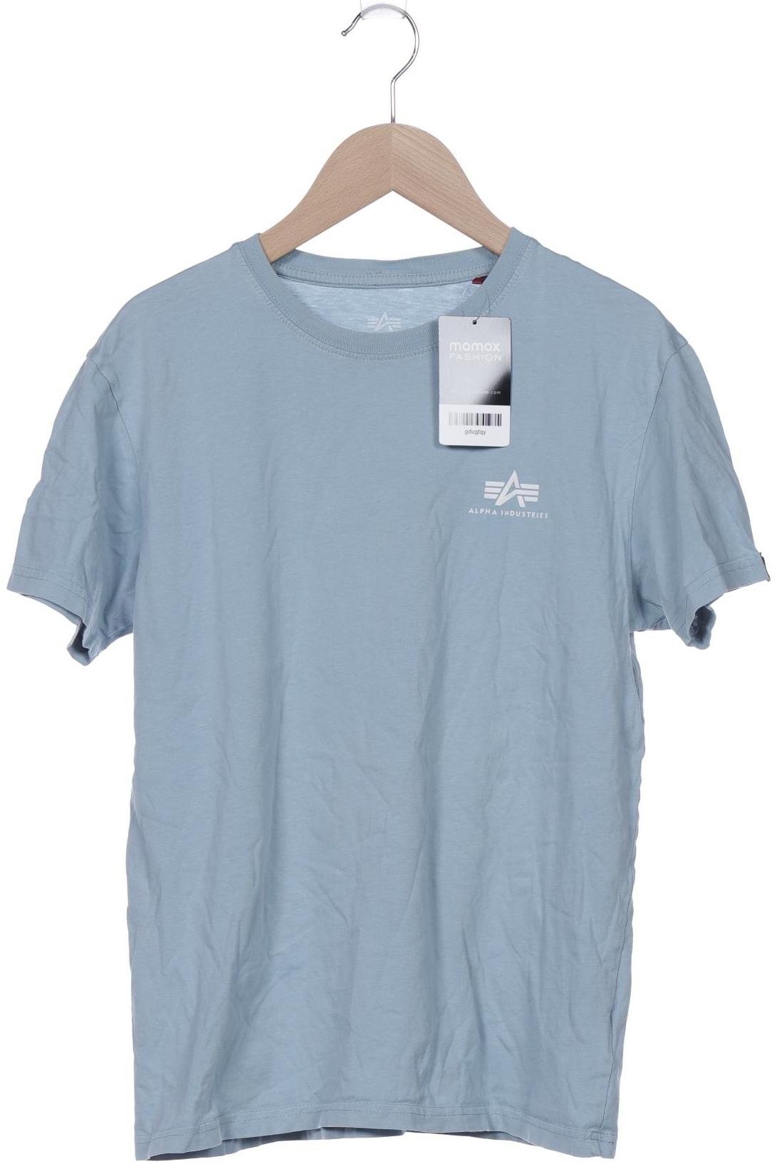 

Alpha industries Herren T-Shirt, hellblau, Gr. 46