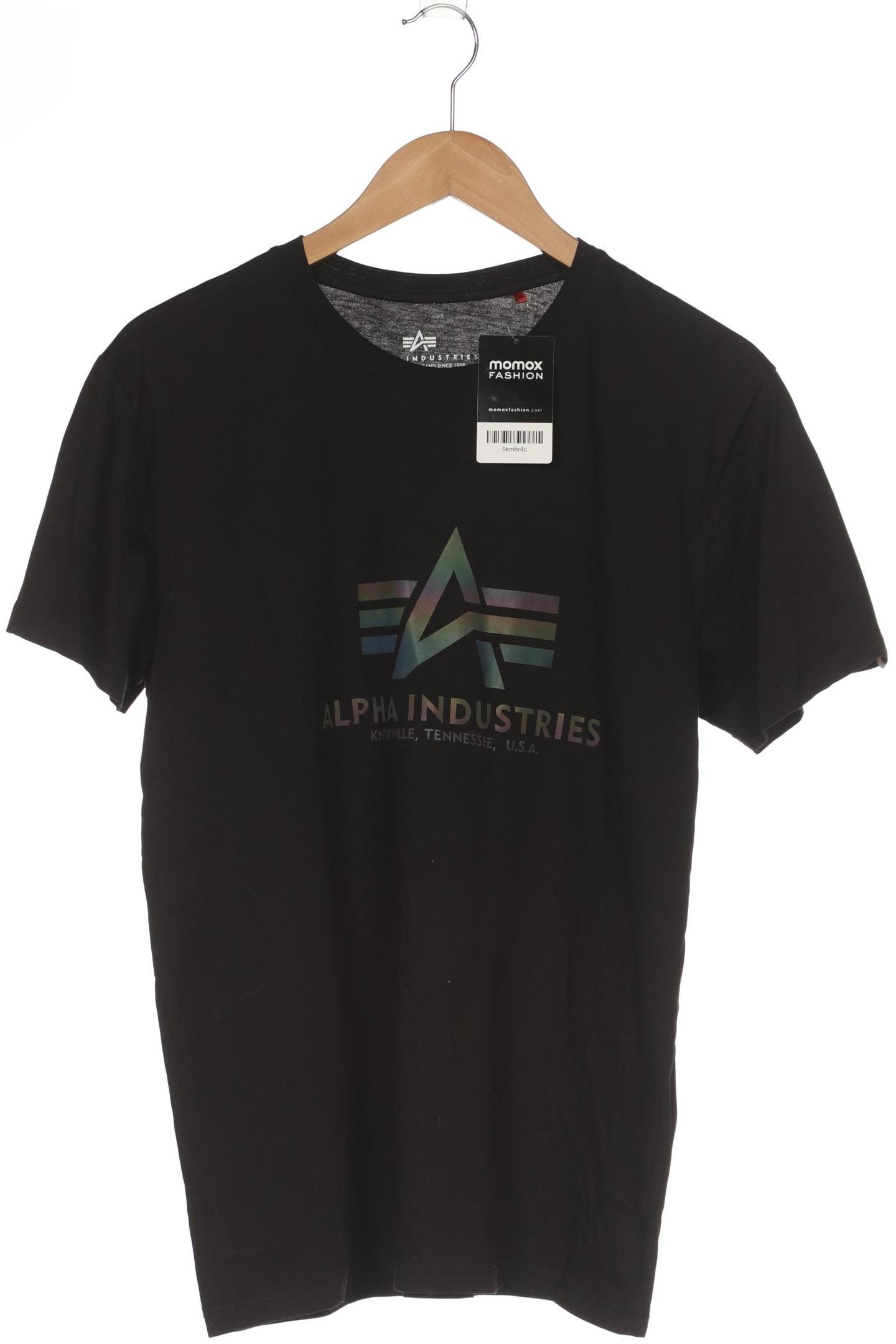 

Alpha industries Herren T-Shirt, schwarz, Gr. 48