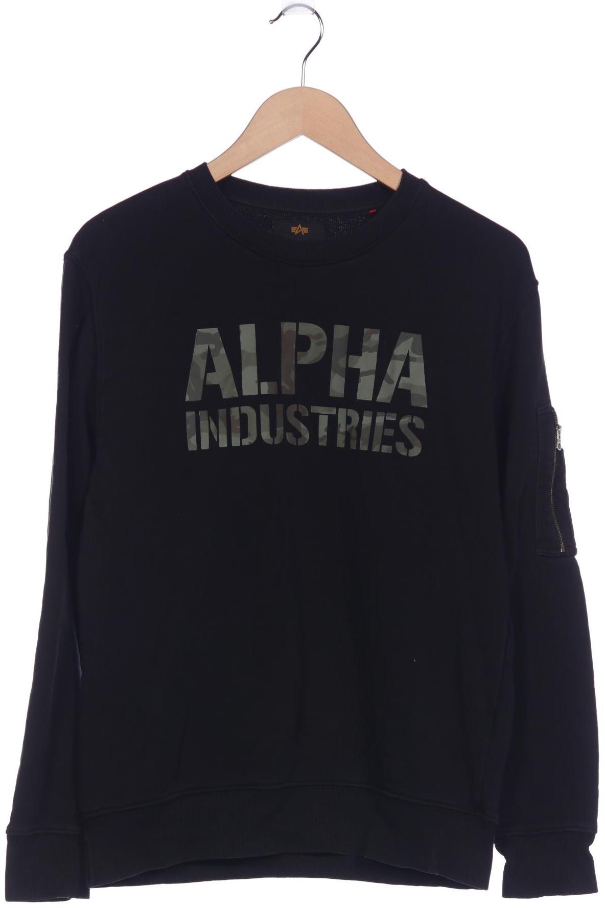 

Alpha industries Herren Sweatshirt, schwarz, Gr. 48