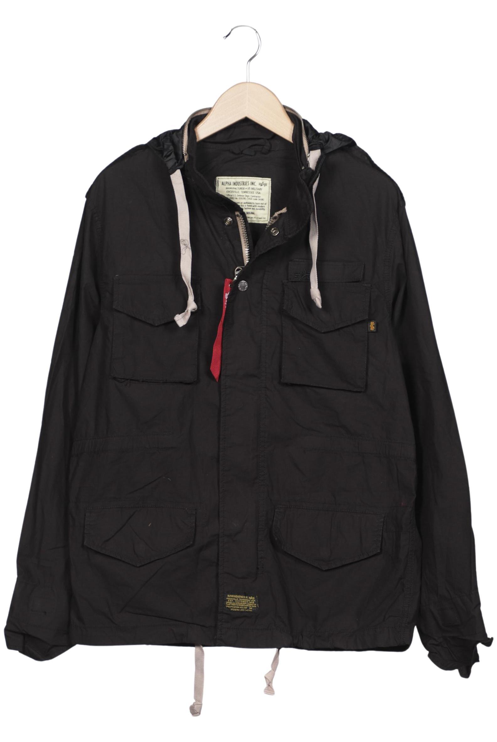 

Alpha industries Herren Jacke, schwarz, Gr. 48