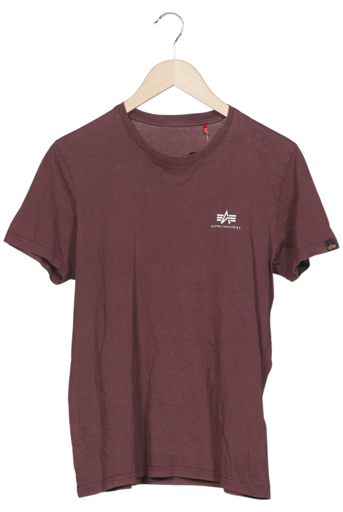 

Alpha industries Herren T-Shirt, bordeaux, Gr. 48