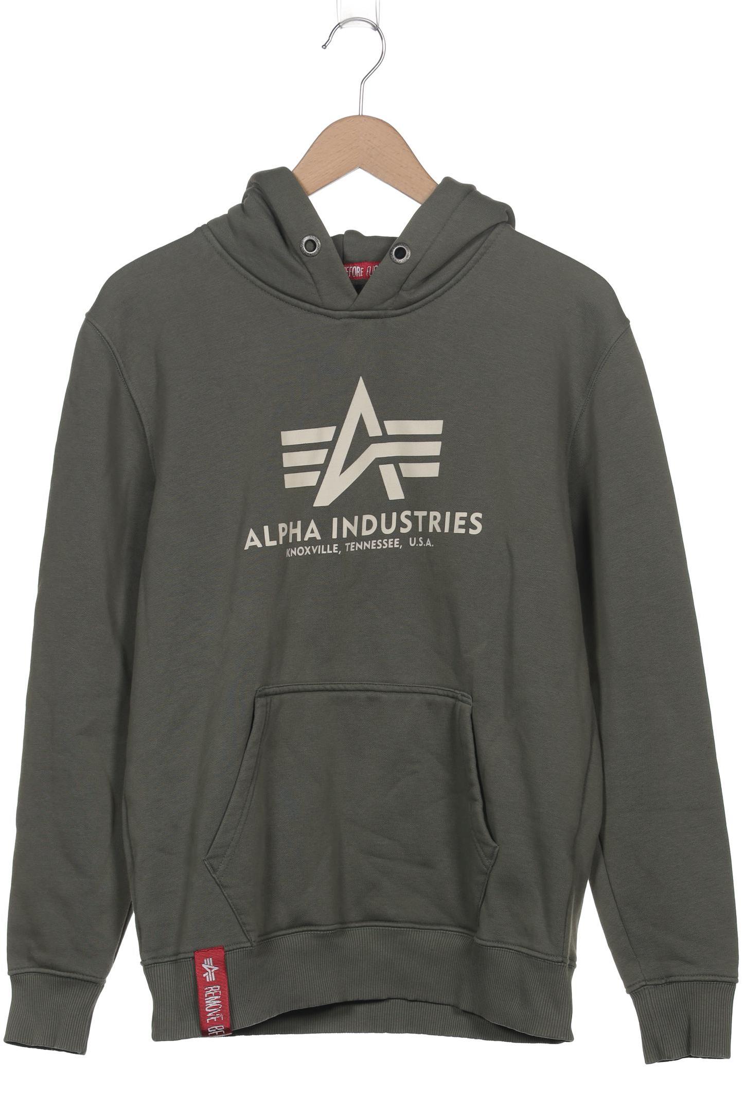

Alpha industries Herren Kapuzenpullover, grün, Gr. 48