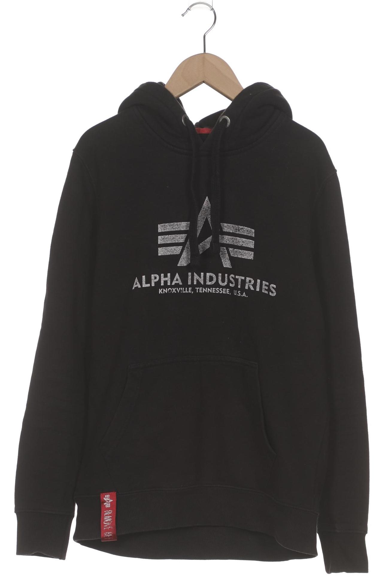 

Alpha industries Herren Kapuzenpullover, schwarz, Gr. 46