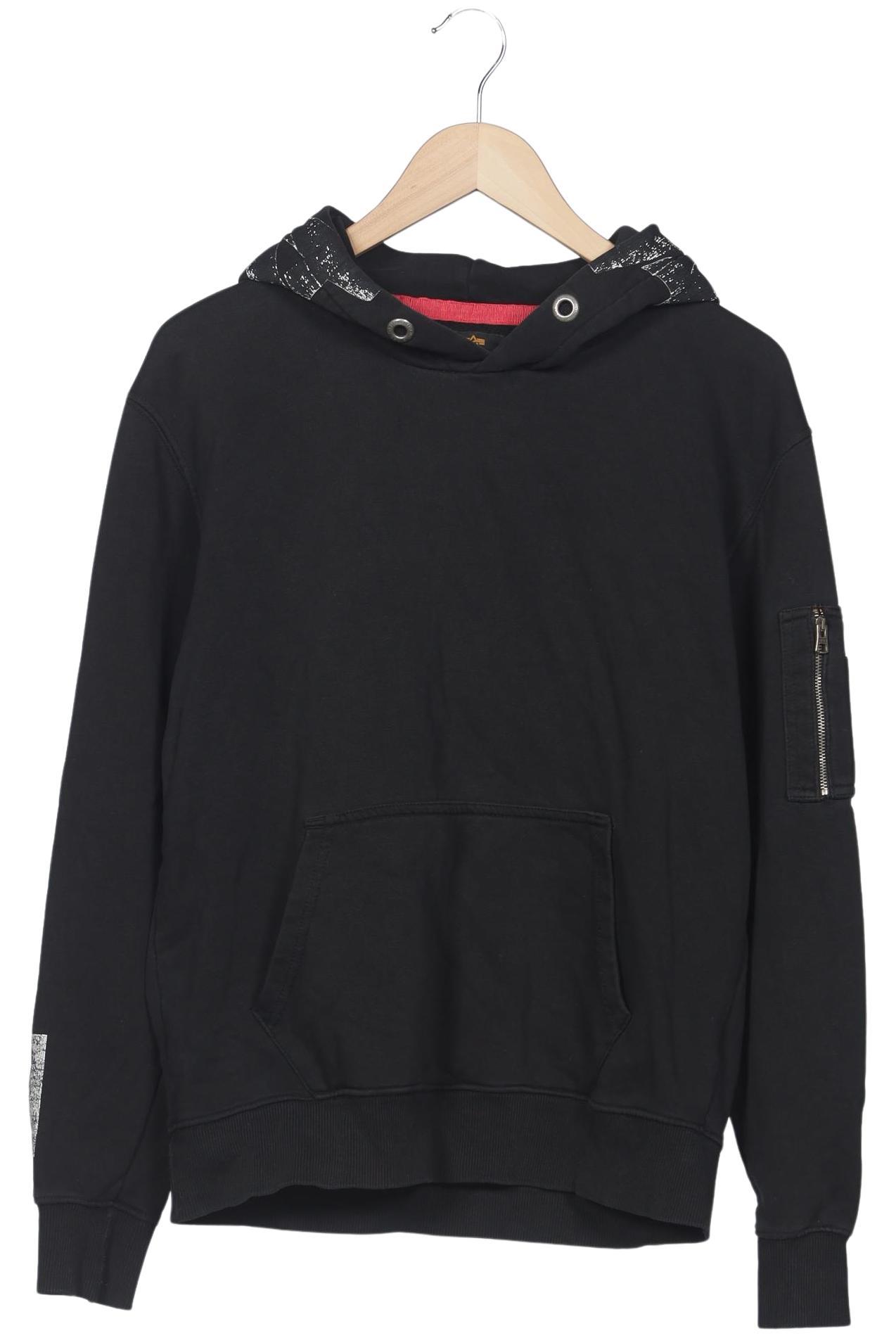 

Alpha industries Herren Kapuzenpullover, schwarz, Gr. 48