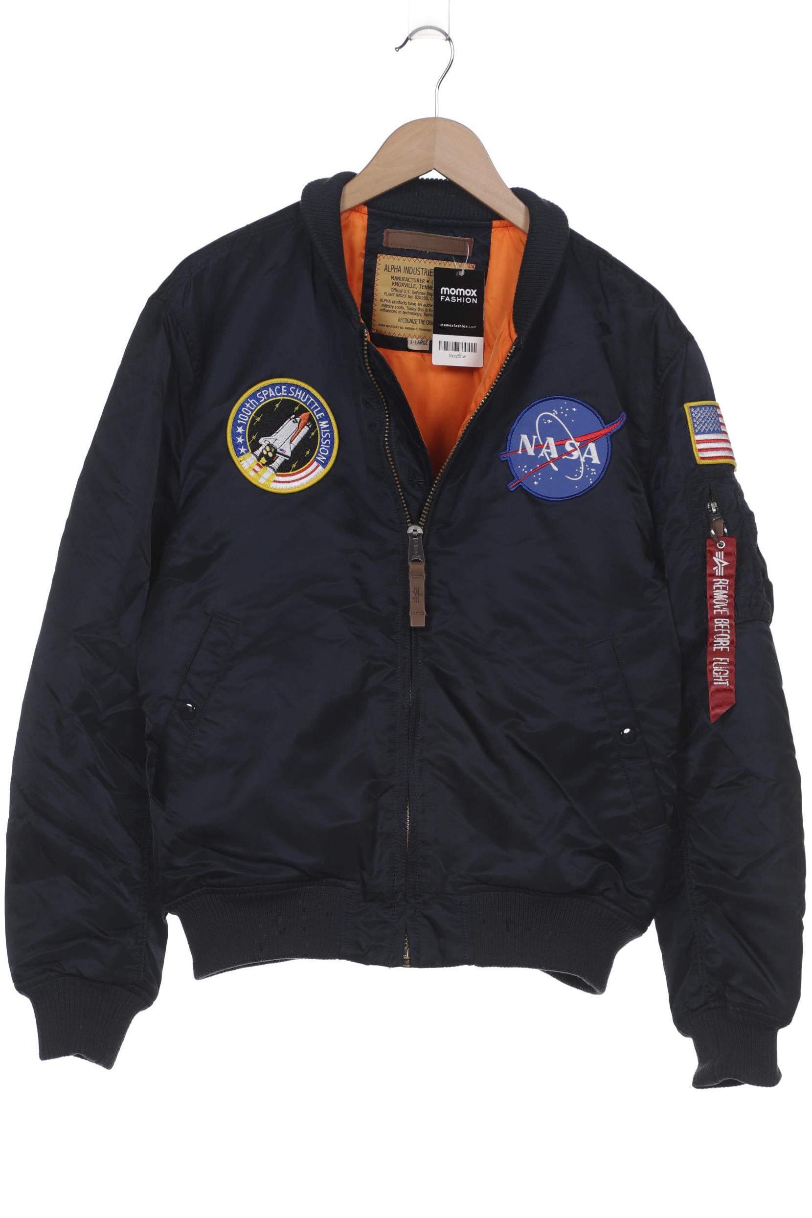 

Alpha industries Herren Jacke, marineblau, Gr. 54