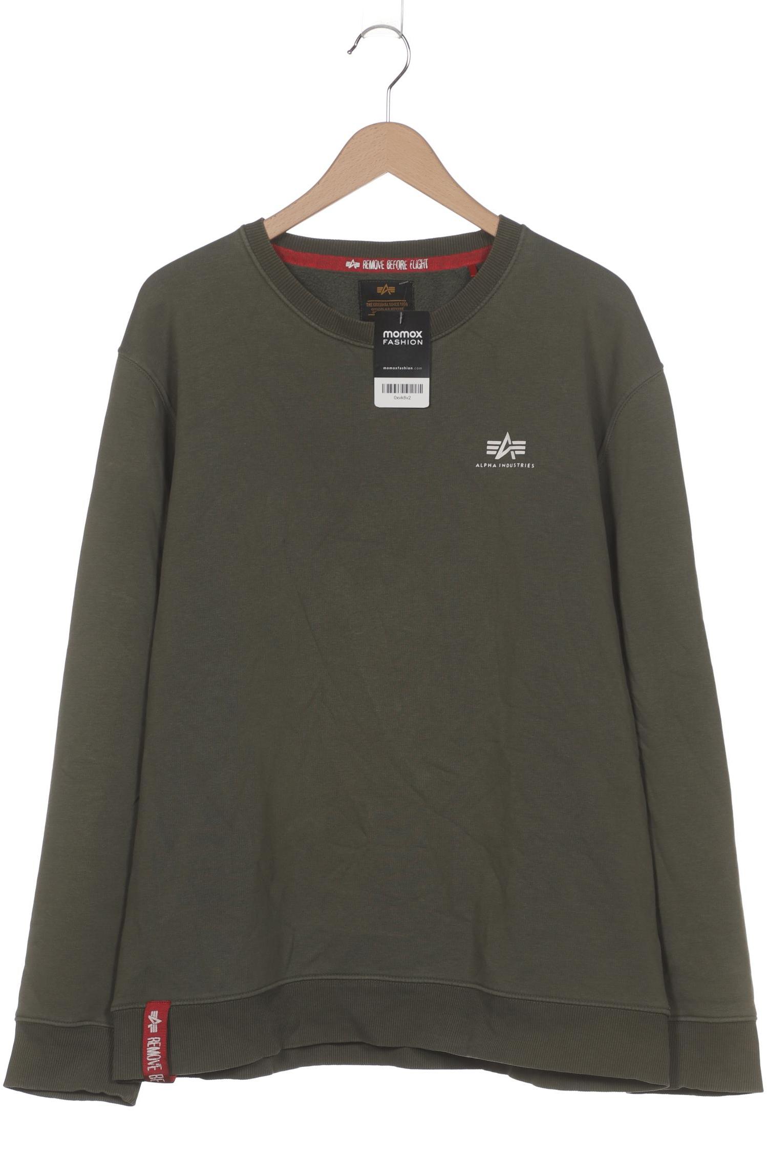 

Alpha industries Herren Sweatshirt, grün, Gr. 56