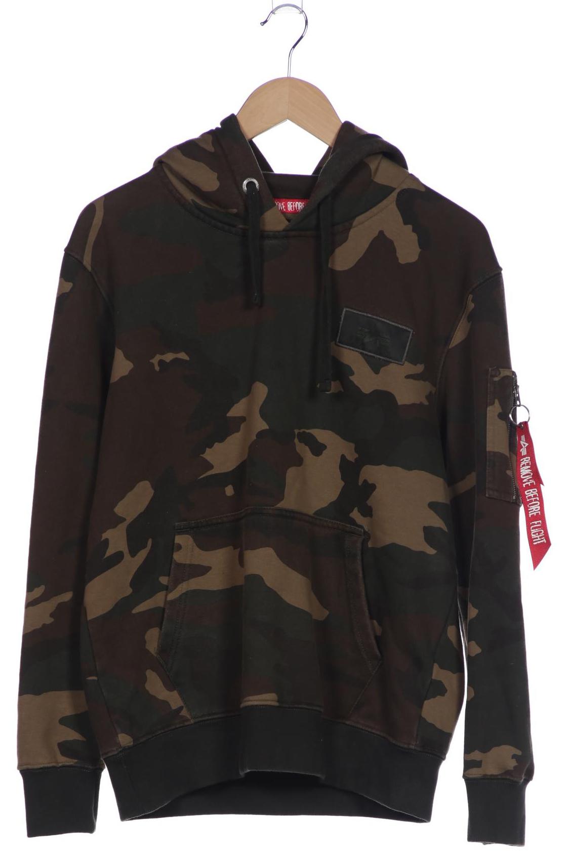 

Alpha industries Herren Kapuzenpullover, braun, Gr. 48