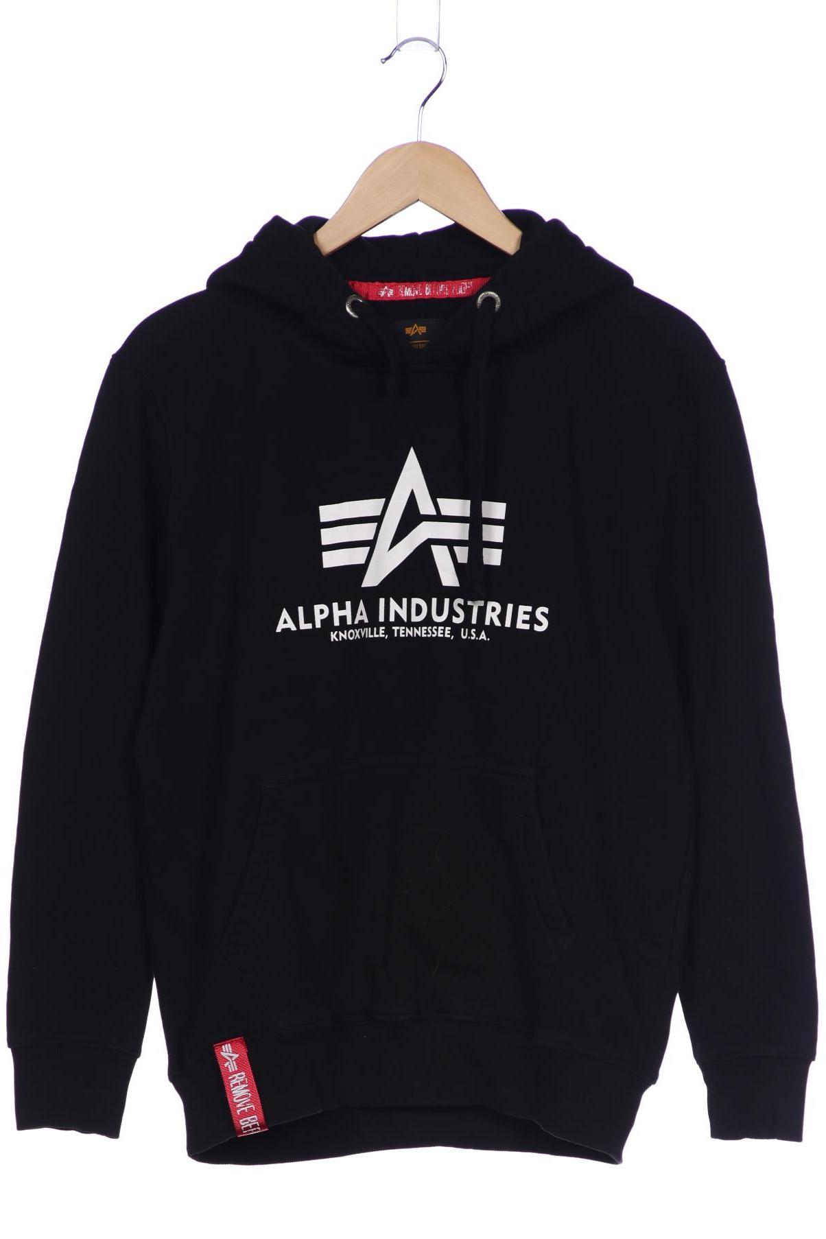 

Alpha industries Herren Kapuzenpullover, schwarz, Gr. 48