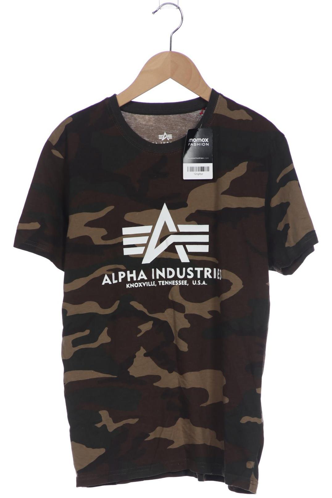 

Alpha industries Herren T-Shirt, braun, Gr. 46