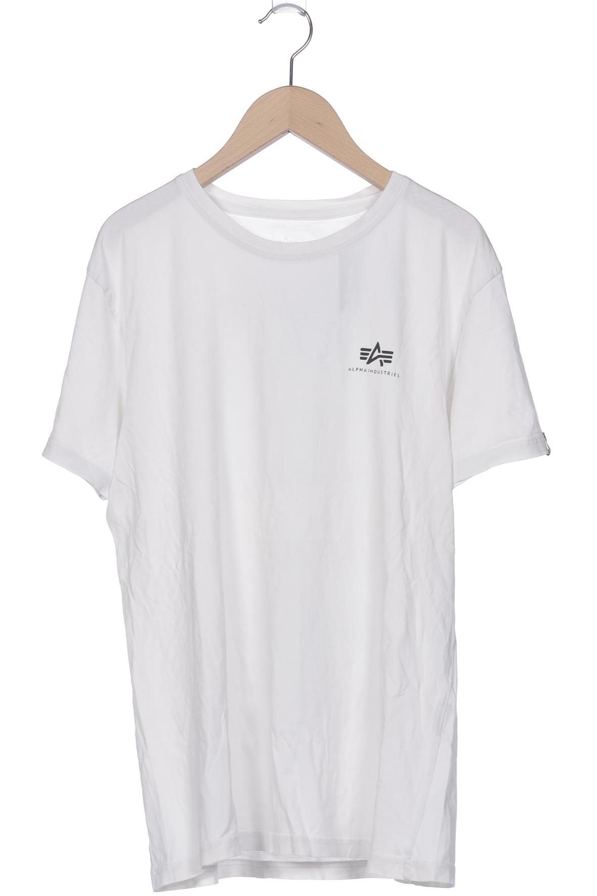 

Alpha industries Herren T-Shirt, cremeweiß, Gr. 48