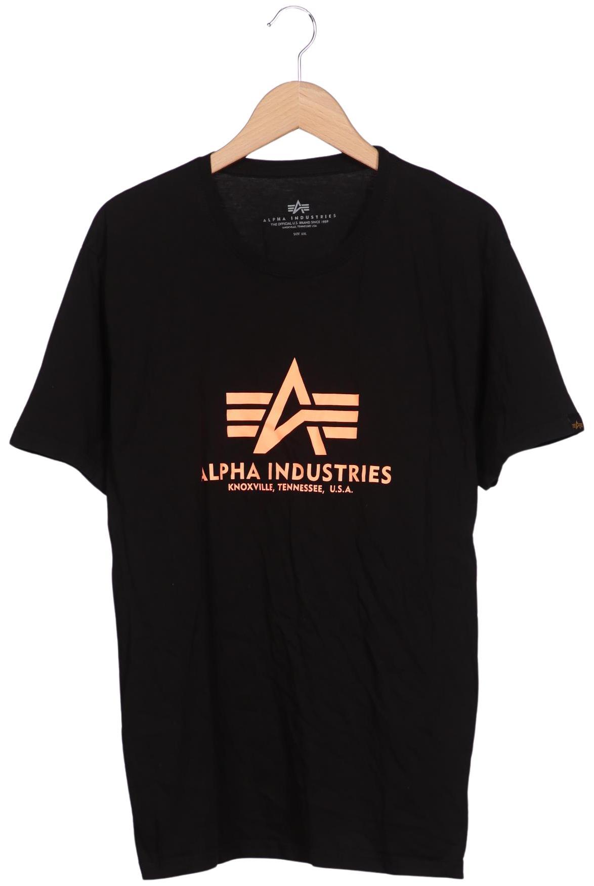 

Alpha industries Herren T-Shirt, schwarz, Gr. 56