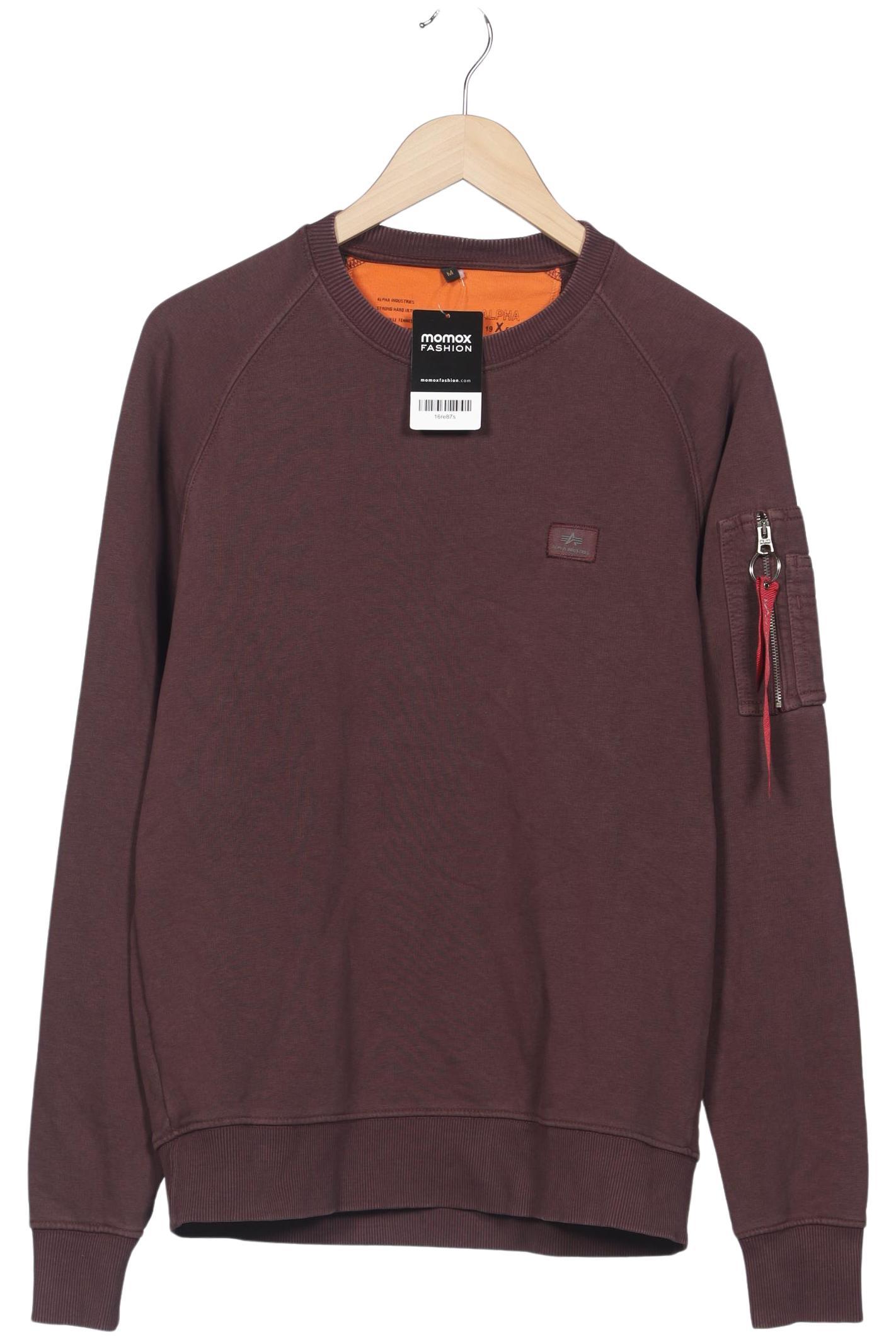 

Alpha industries Herren Sweatshirt, bordeaux, Gr. 48