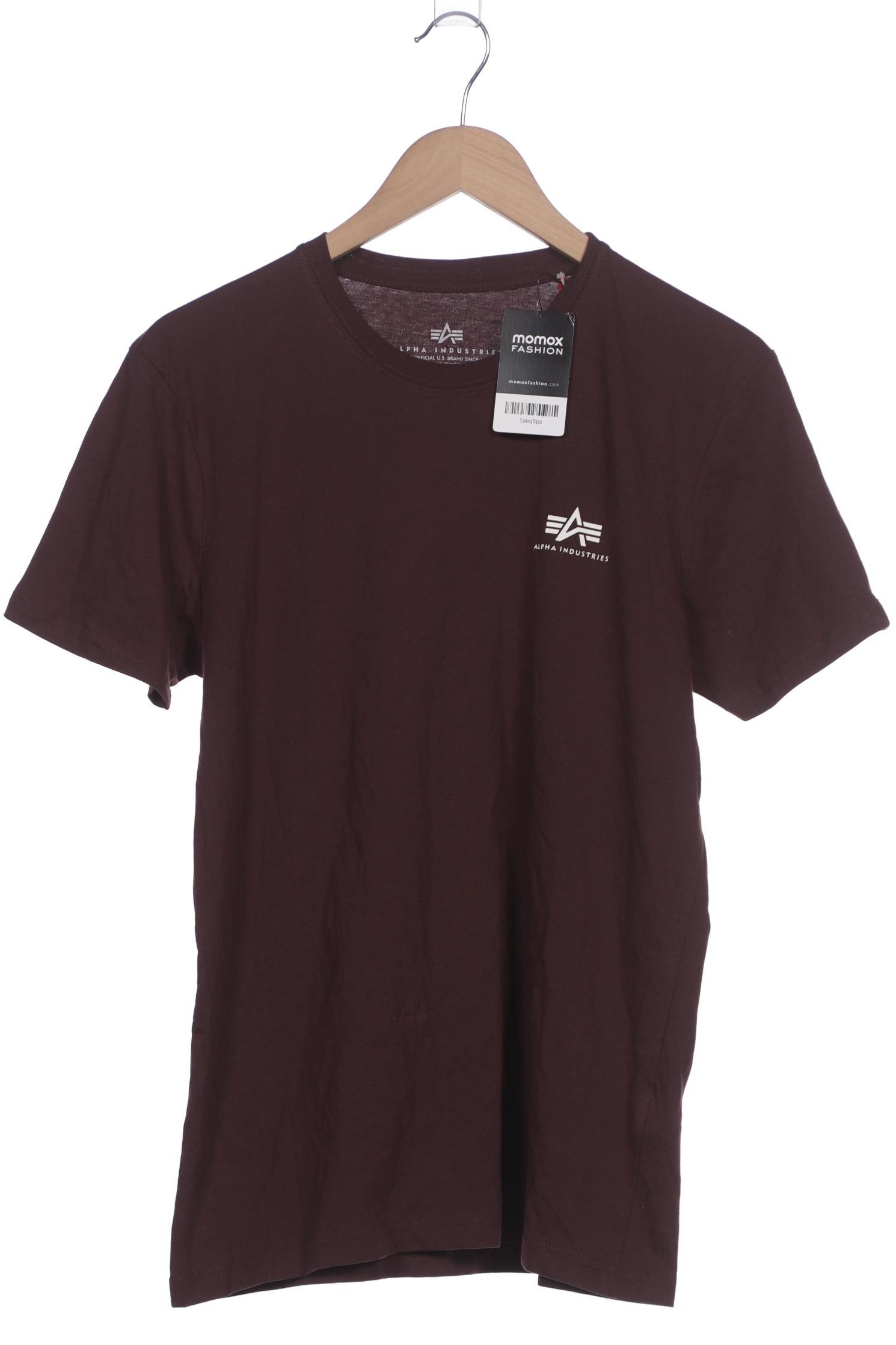 

Alpha industries Herren T-Shirt, bordeaux, Gr. 48