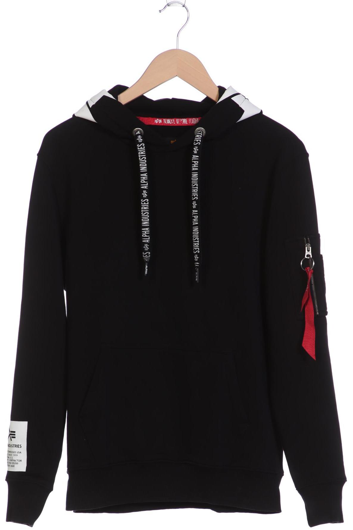 

Alpha industries Herren Kapuzenpullover, schwarz