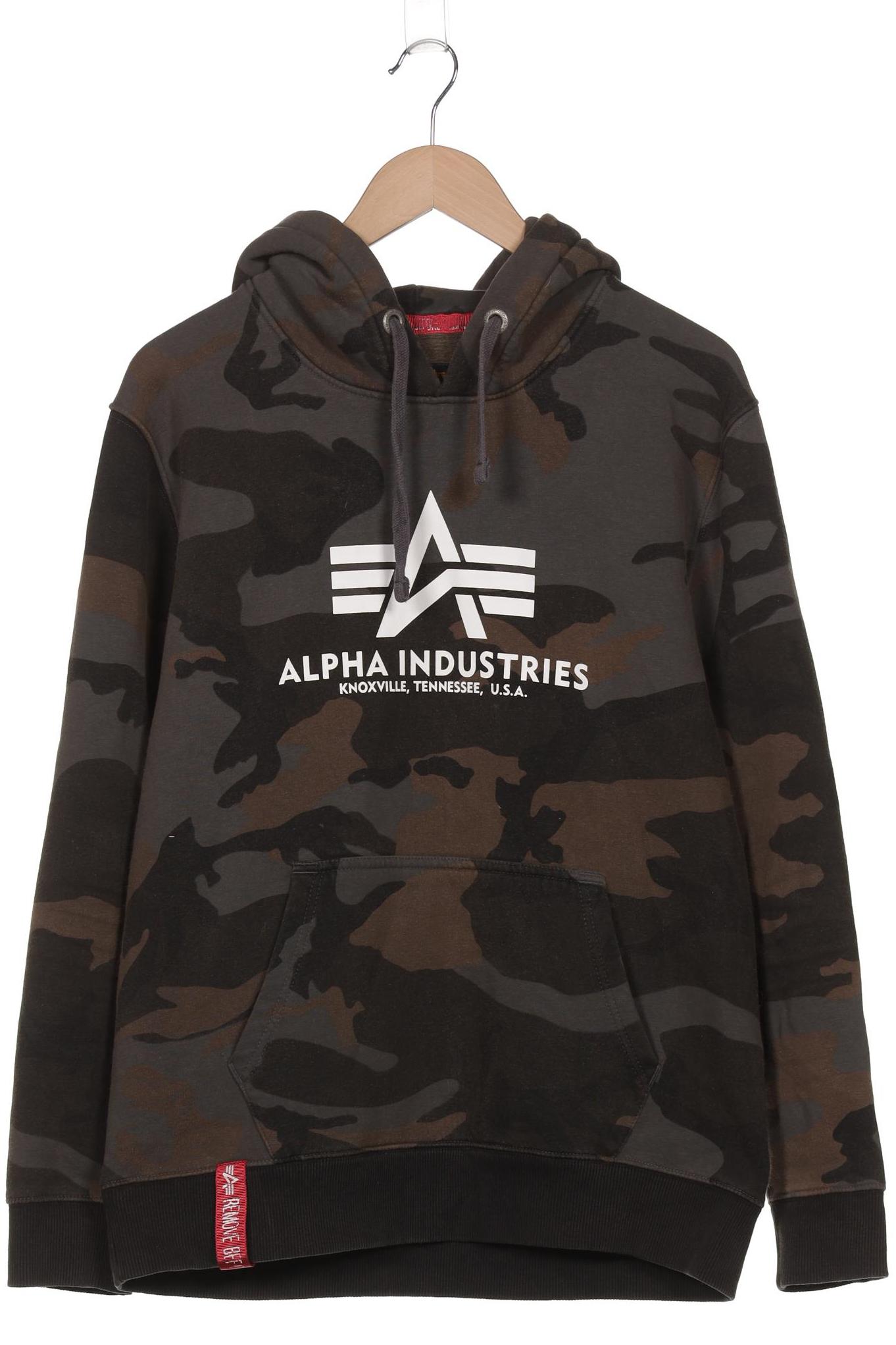 

Alpha industries Herren Kapuzenpullover, braun, Gr. 52