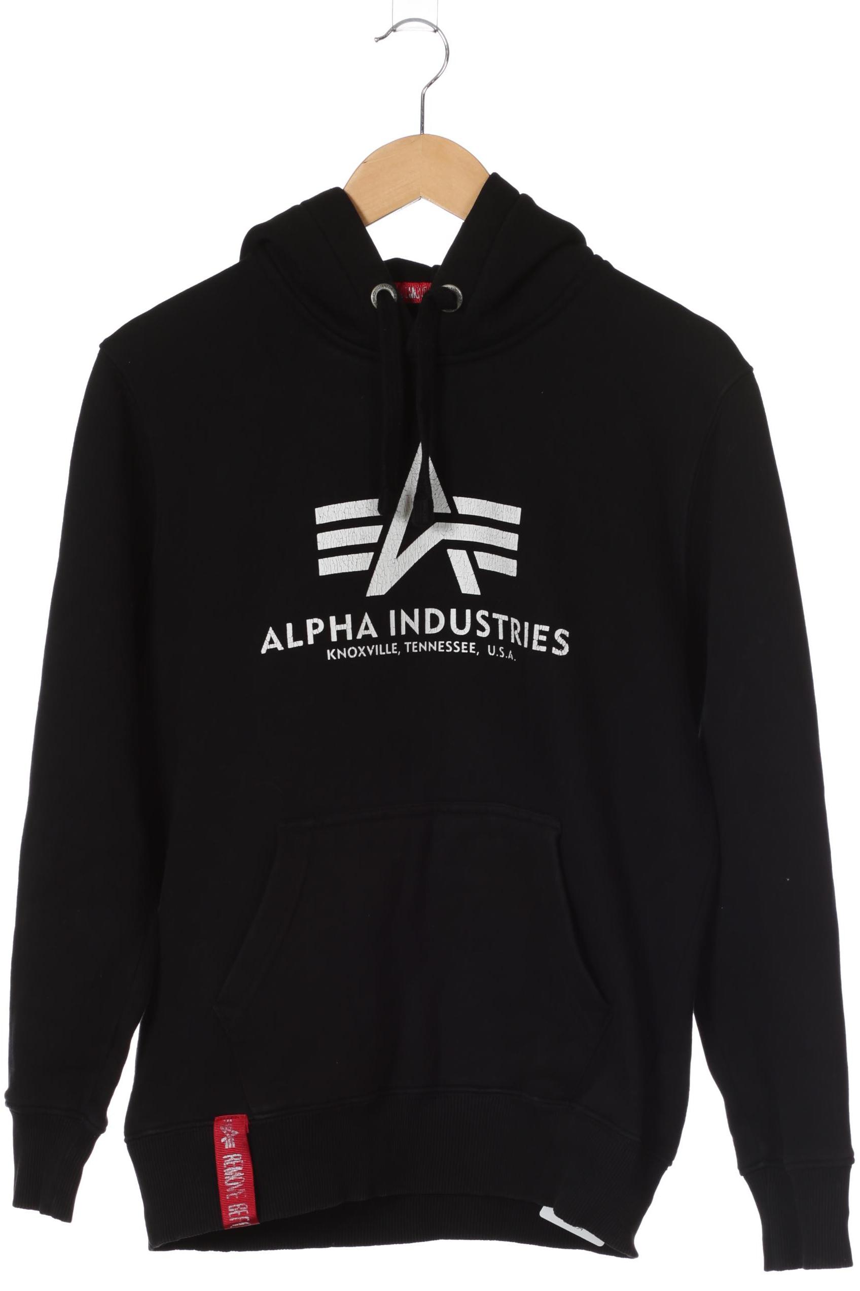 

Alpha industries Herren Kapuzenpullover, schwarz, Gr. 46