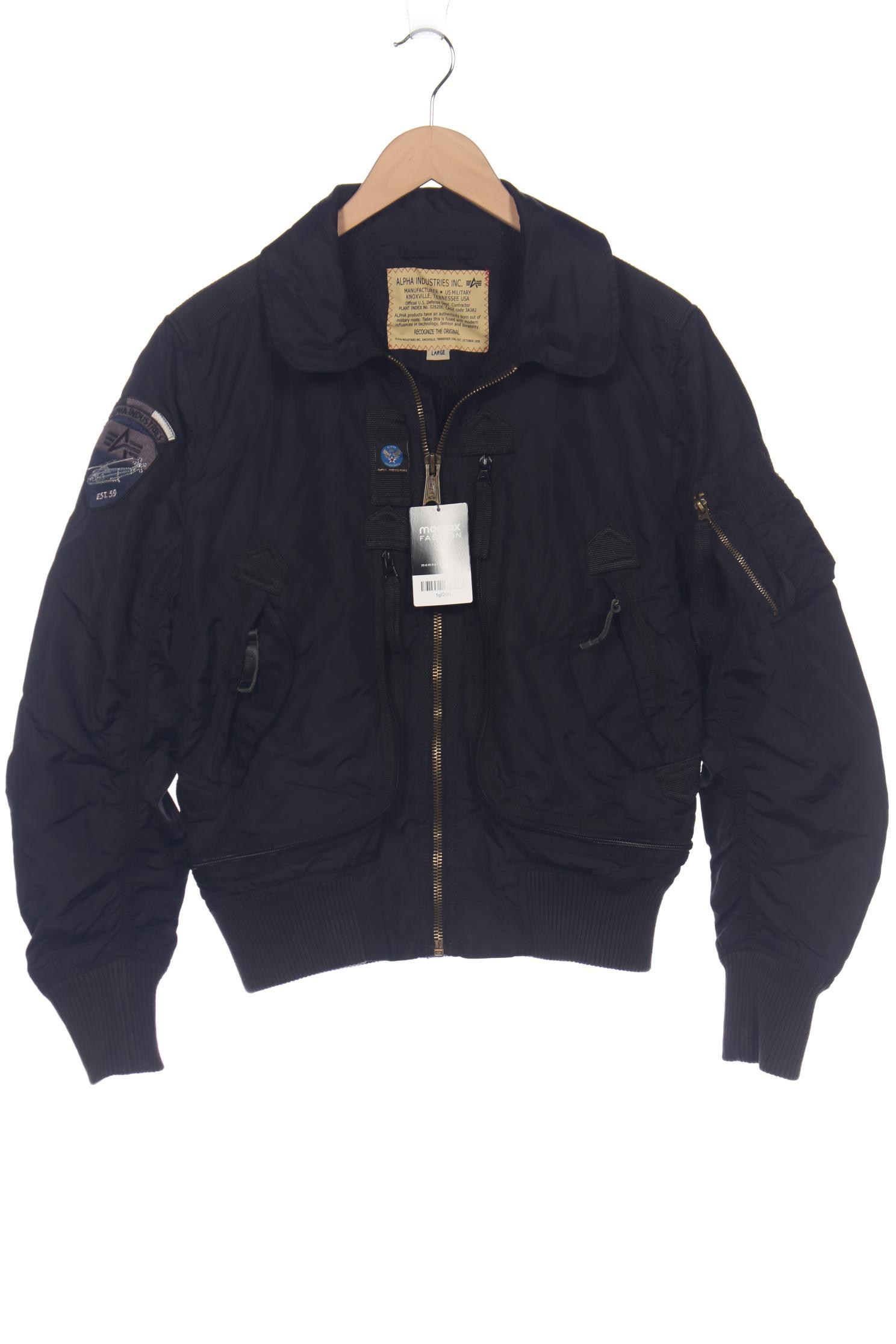 

Alpha industries Herren Jacke, schwarz, Gr. 52