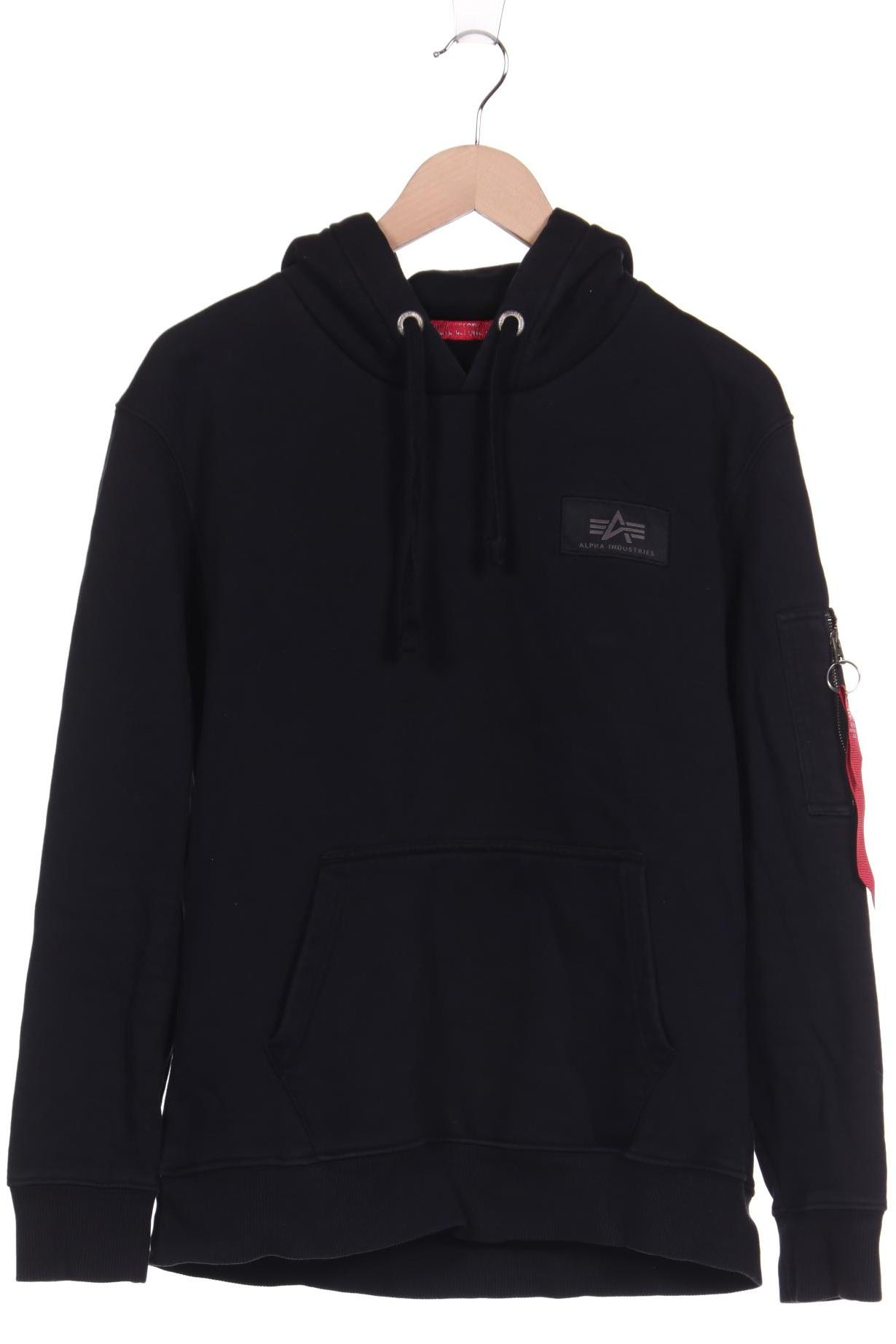 

Alpha industries Herren Kapuzenpullover, schwarz