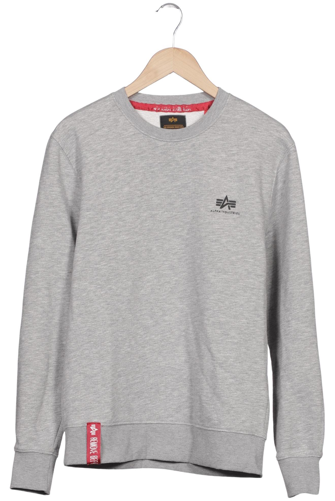 

Alpha industries Herren Sweatshirt, grau, Gr. 48