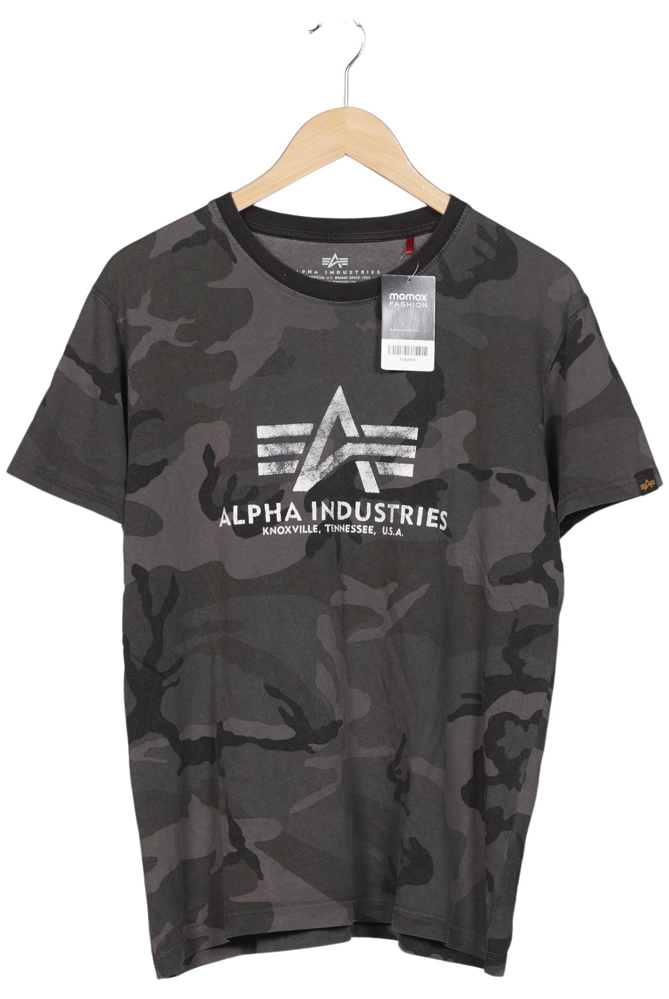 

Alpha industries Herren T-Shirt, grau, Gr. 52