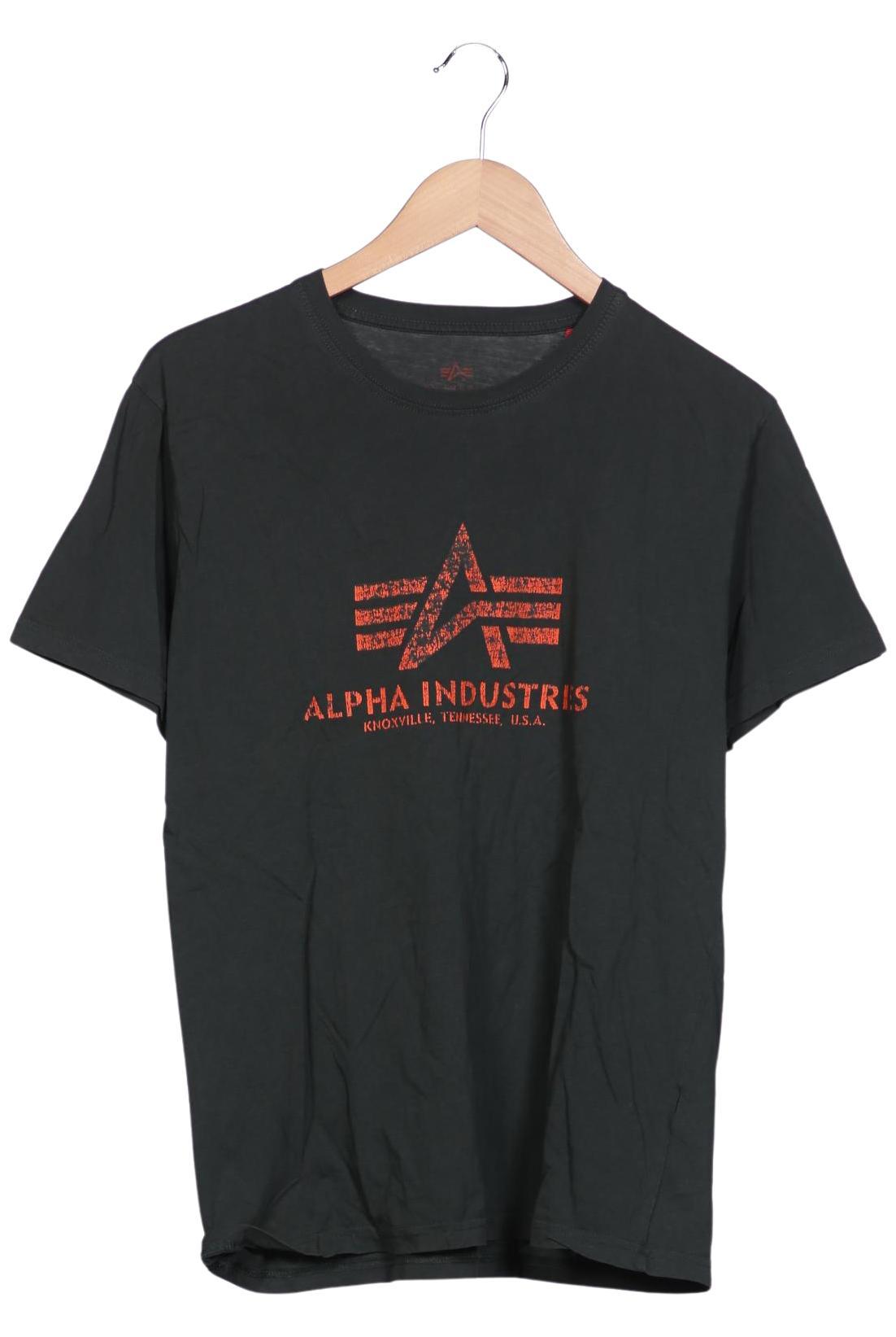 

Alpha industries Herren T-Shirt, schwarz, Gr. 48