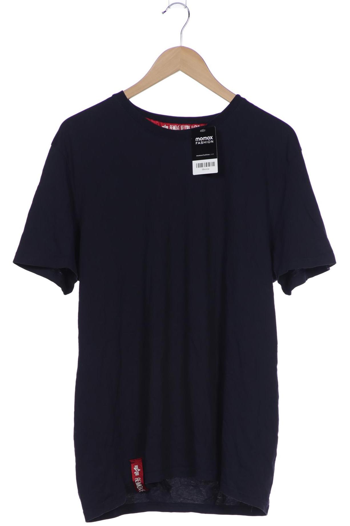 

Alpha industries Herren T-Shirt, marineblau, Gr. 56