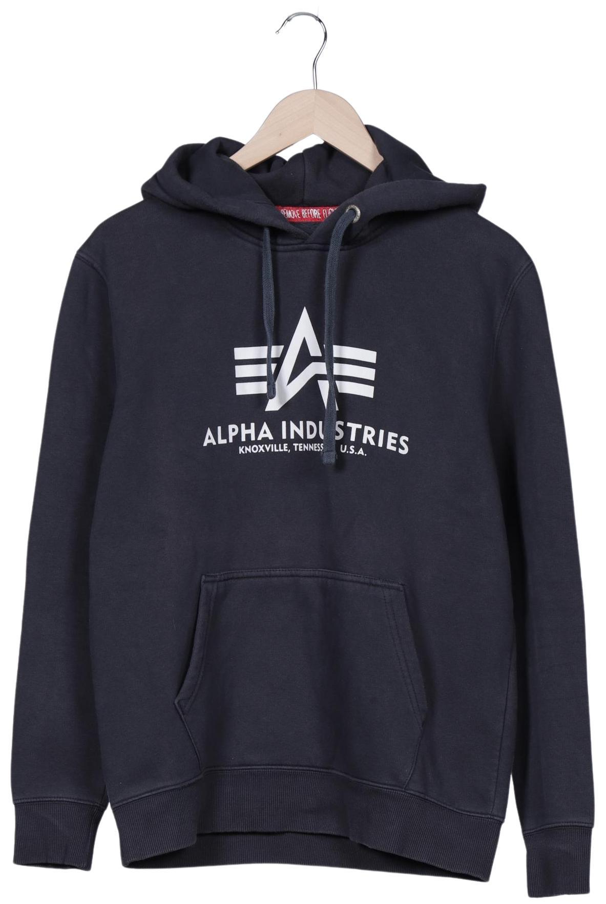 

Alpha industries Herren Kapuzenpullover, grau, Gr. 48