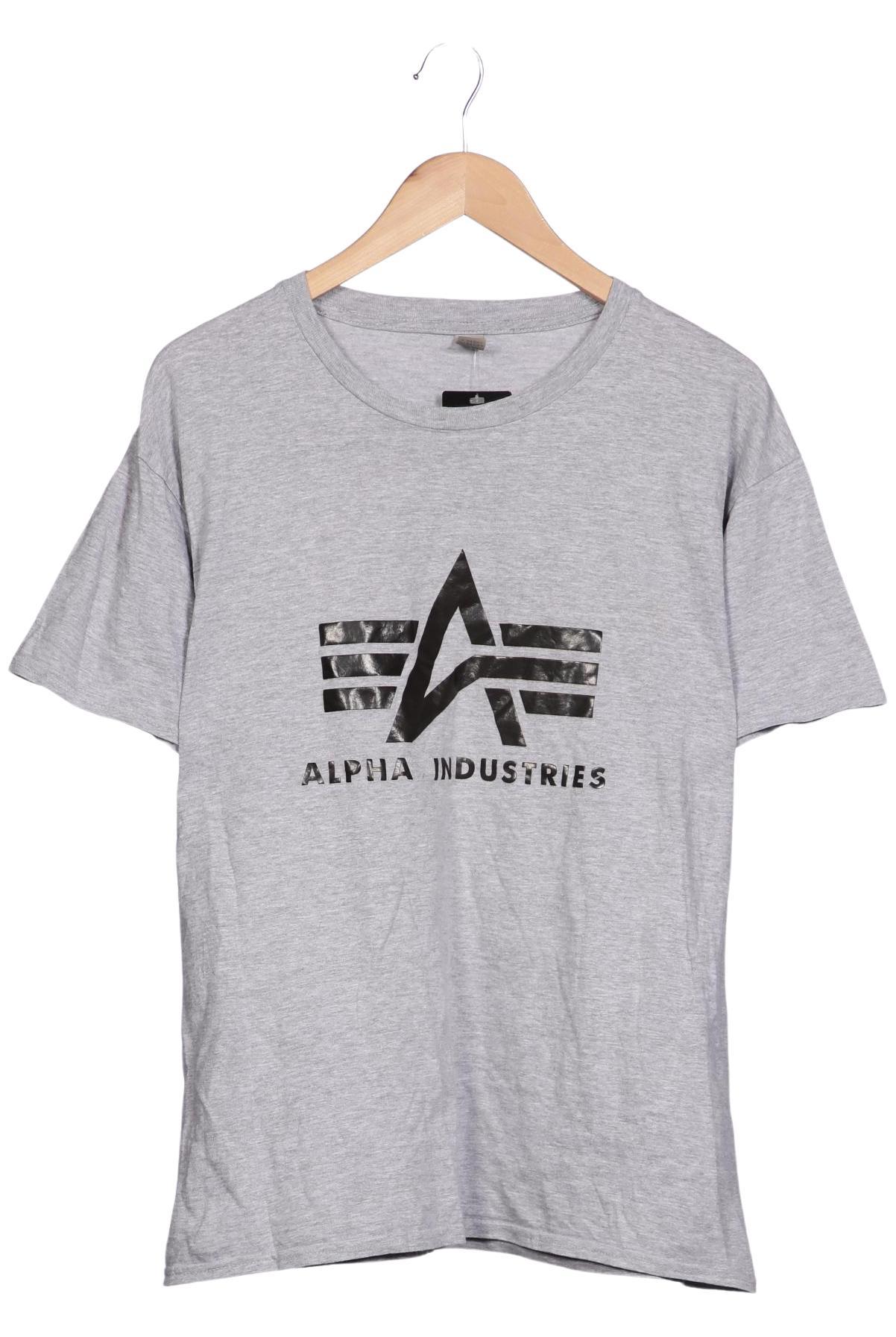

Alpha industries Herren T-Shirt, grau, Gr. 52
